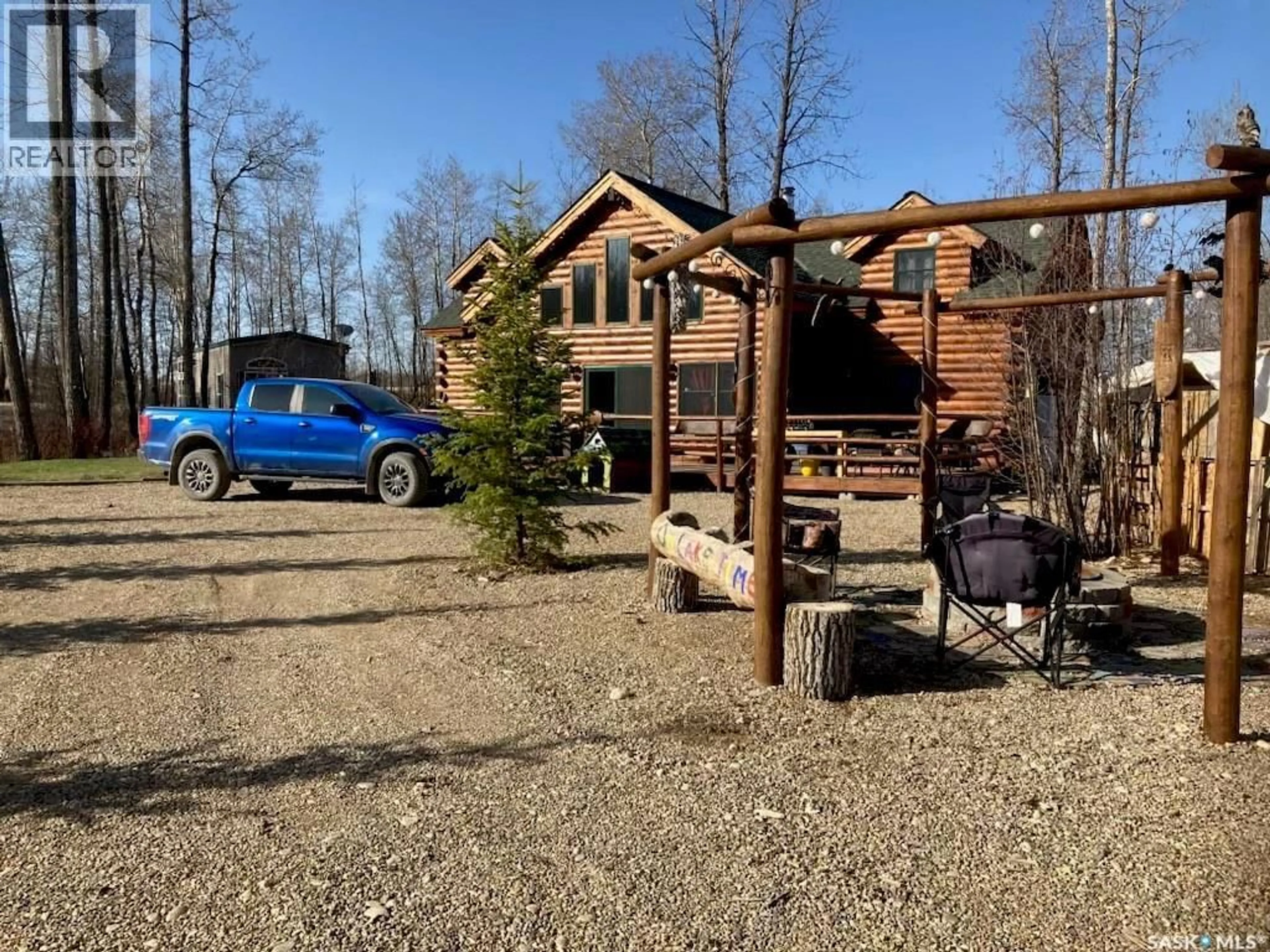 A pic from outside/outdoor area/front of a property/back of a property/a pic from drone, unknown for 20 & 21 MAREAN STREET, Greenwater Provincial Park Saskatchewan S0E1H0