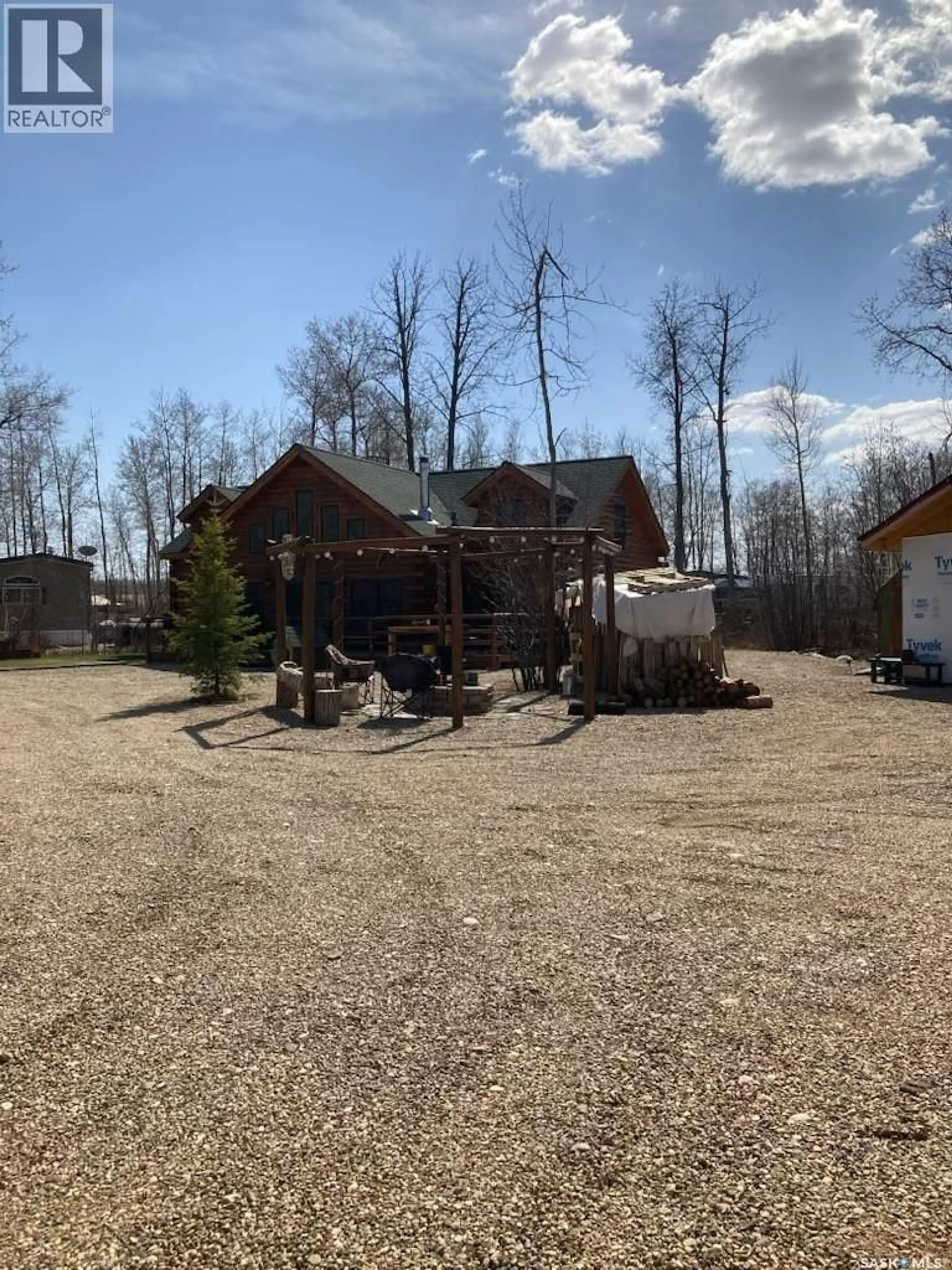 A pic from outside/outdoor area/front of a property/back of a property/a pic from drone, unknown for 20 & 21 MAREAN STREET, Greenwater Provincial Park Saskatchewan S0E1H0