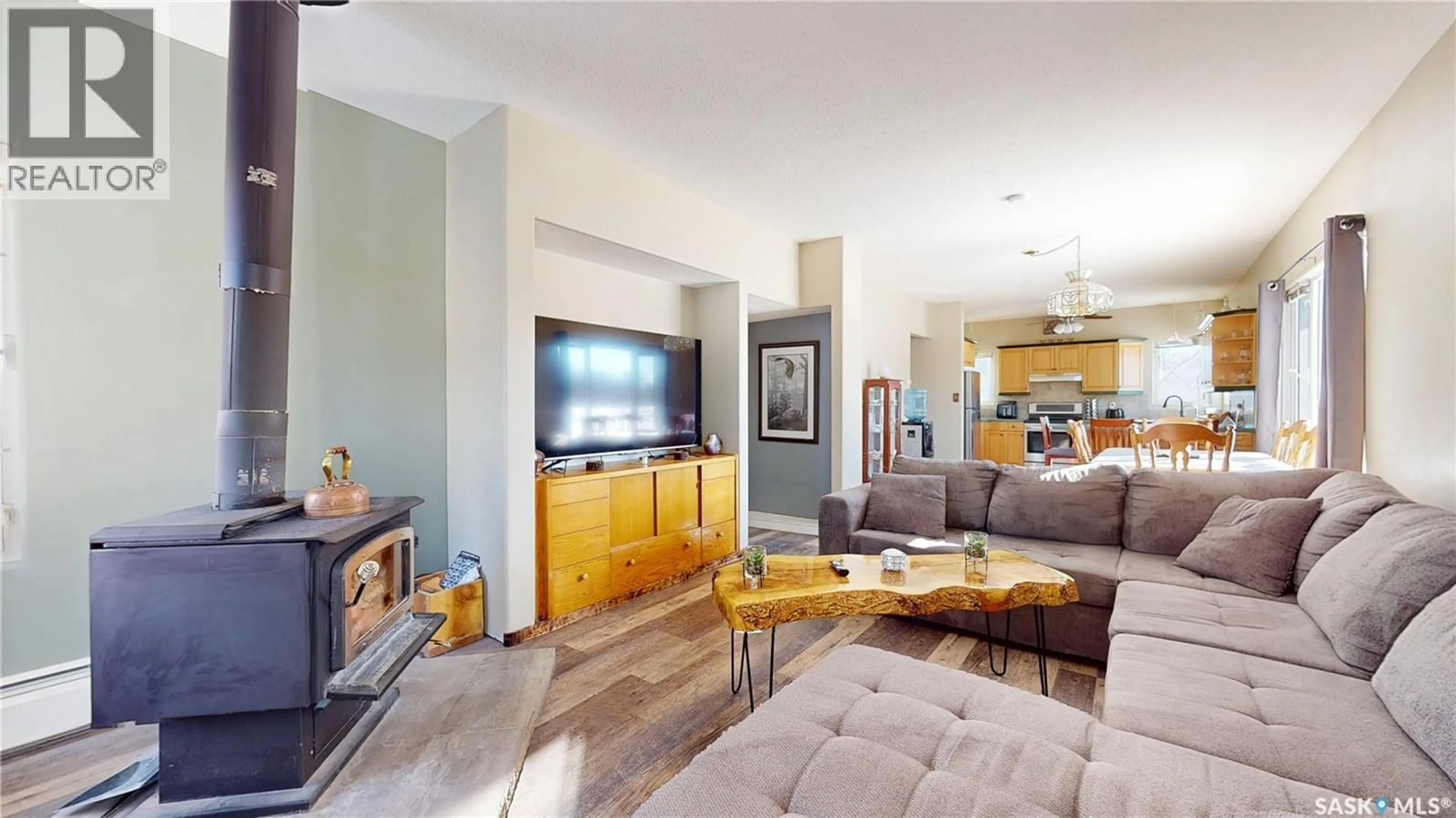 Living room with furniture, wood/laminate floor for RURAL ADDRESS, Mckillop Rm No. 220 Saskatchewan S0G0L0