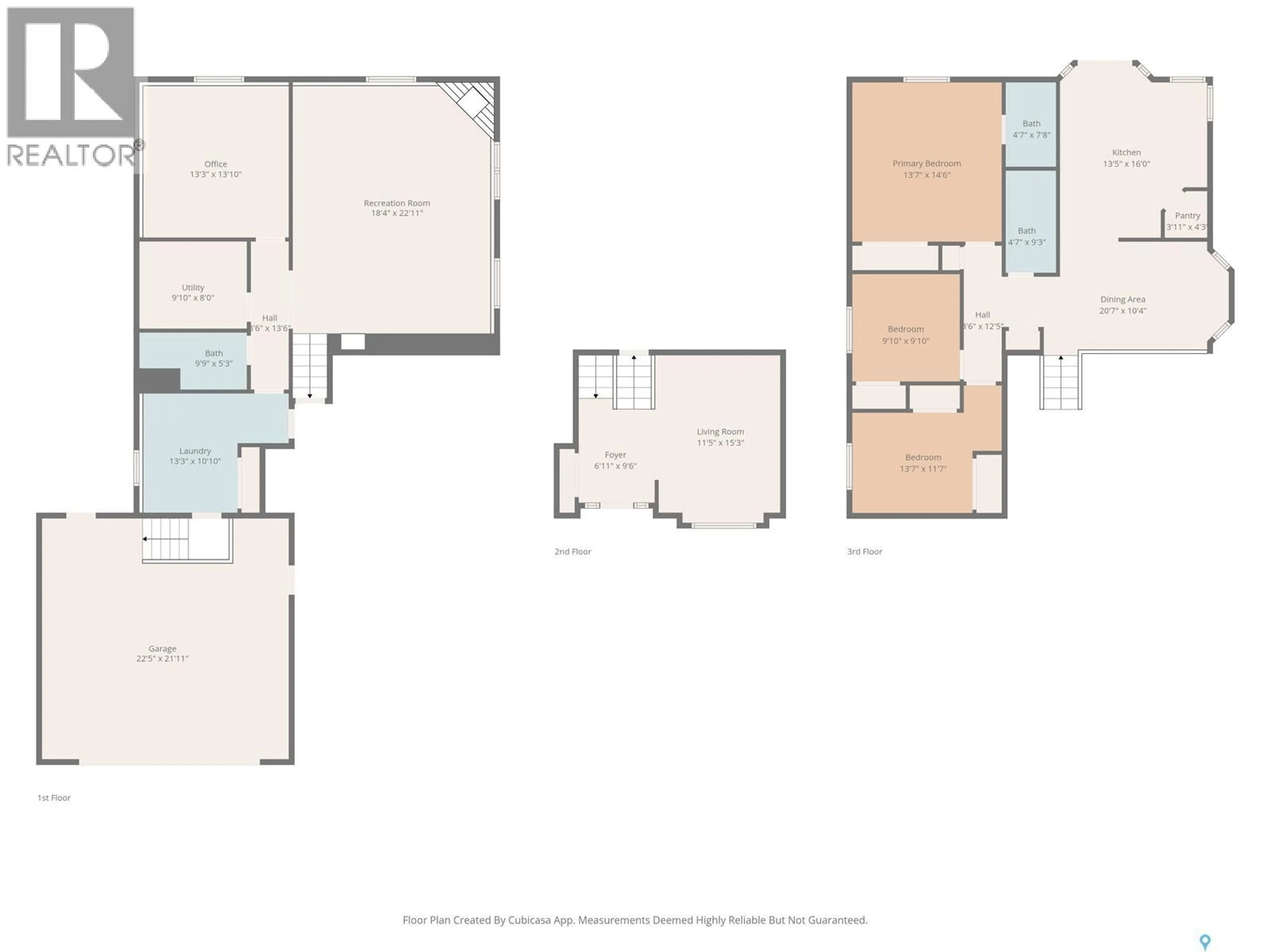 Floor plan for 419 BLACKSHIRE CRESCENT, Saskatoon Saskatchewan S7V1B4