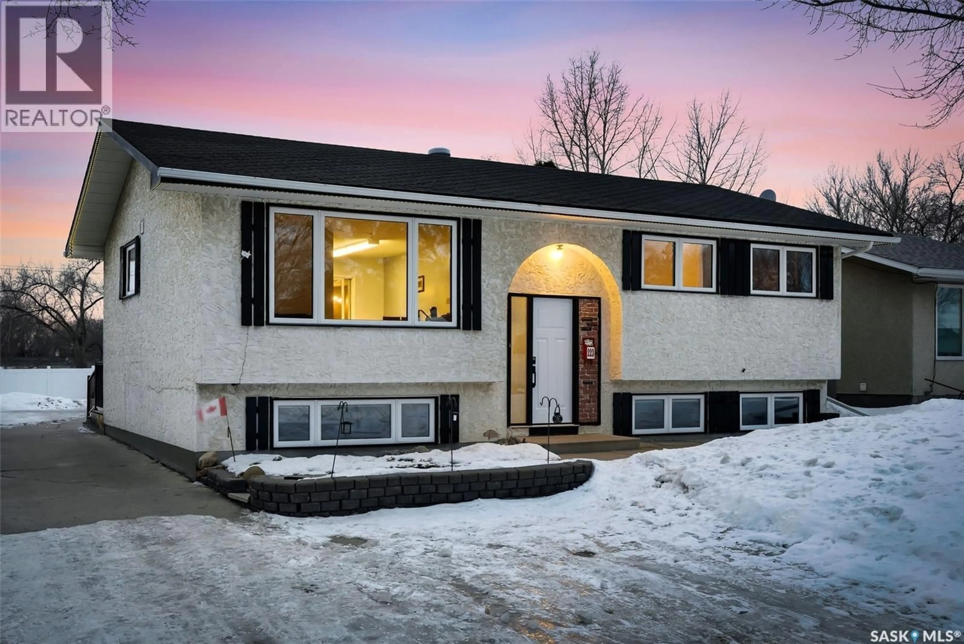 Home with vinyl exterior material, street for 223 TRIFUNOV CRESCENT, Regina Saskatchewan S4R7C8