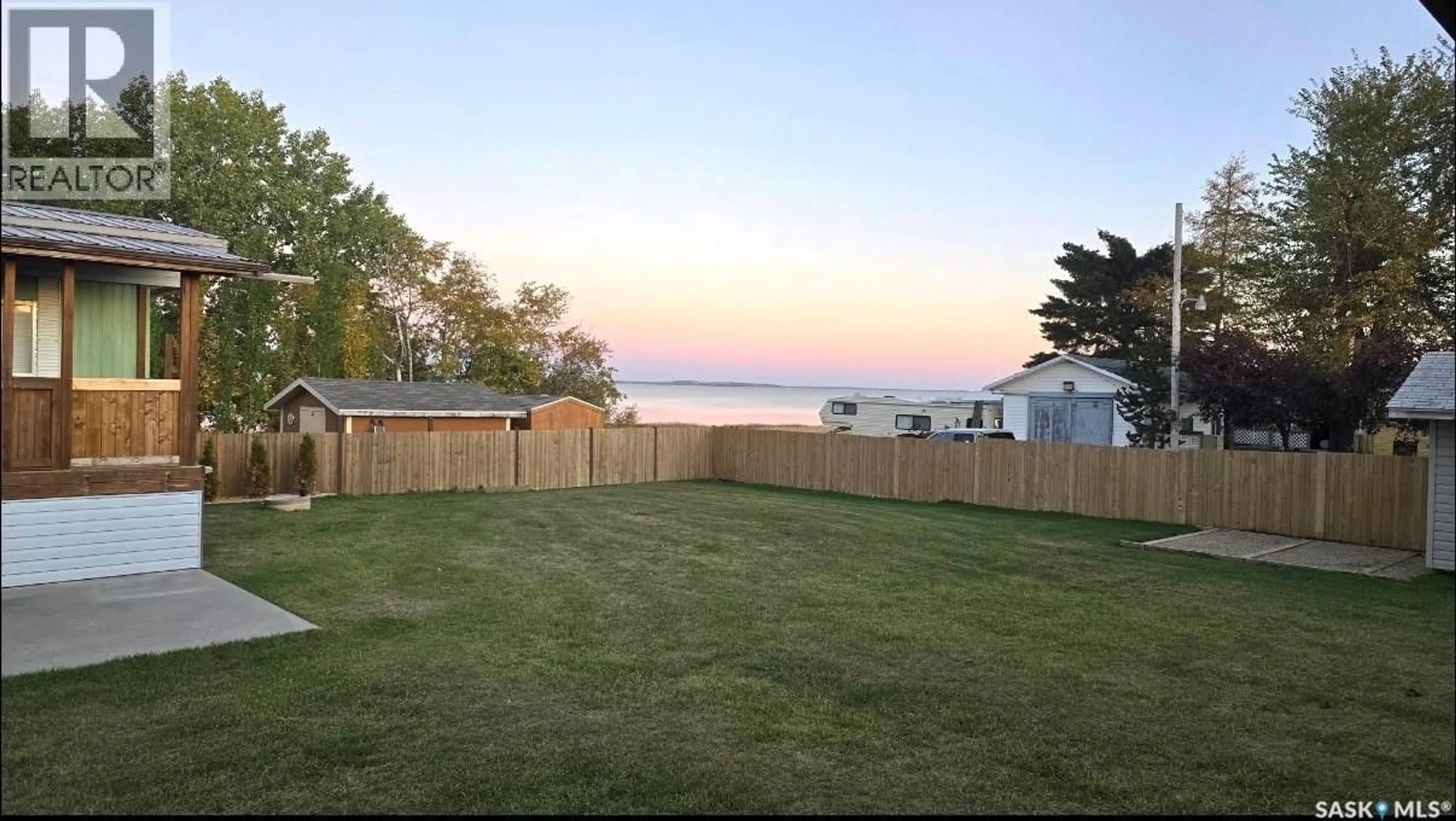 A pic from outside/outdoor area/front of a property/back of a property/a pic from drone, water/lake/river/ocean view for 1&2 LAKEVIEW AVENUE, Jackfish Lake Saskatchewan S0M1X0