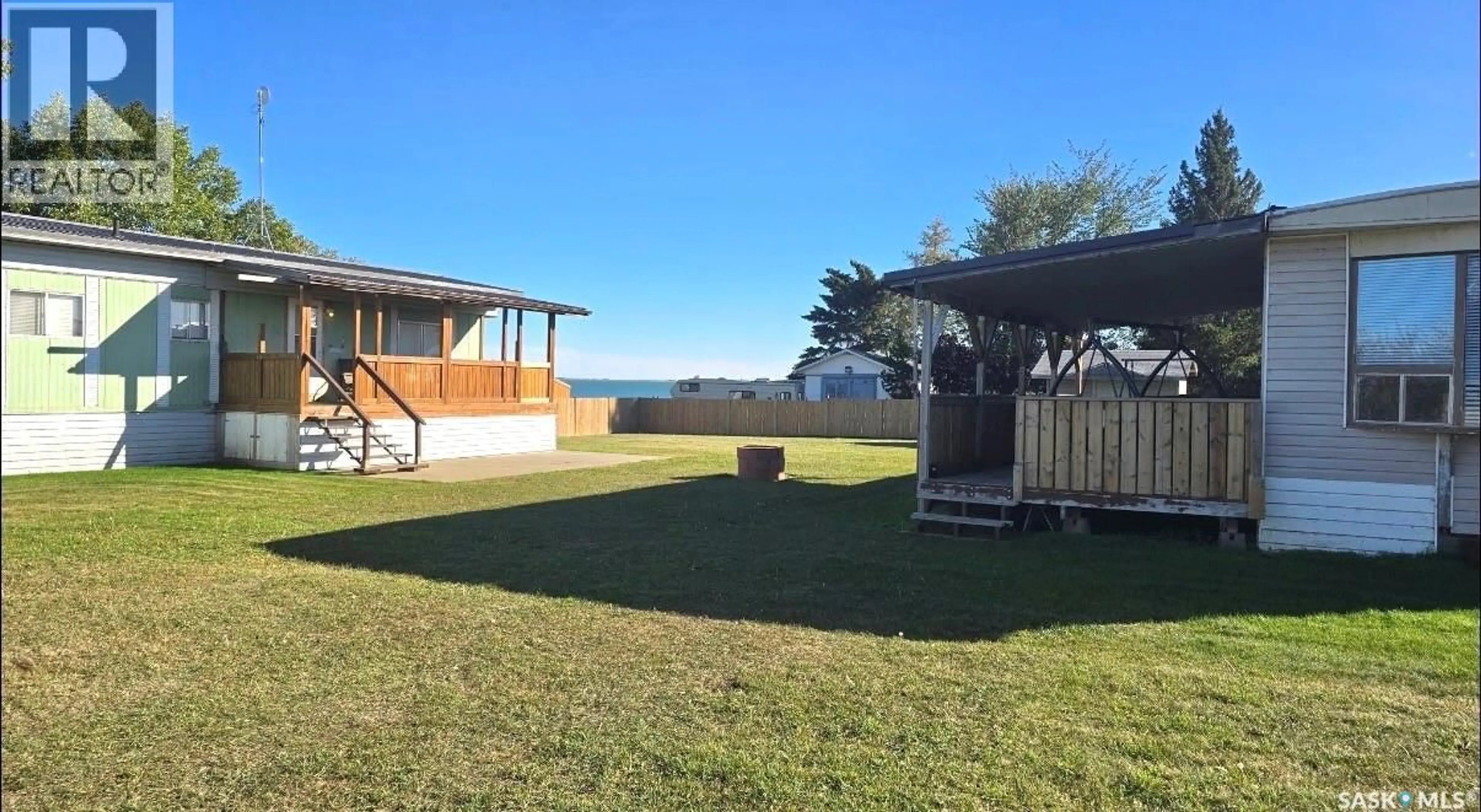 Patio, water/lake/river/ocean view for 1&2 LAKEVIEW AVENUE, Jackfish Lake Saskatchewan S0M1X0