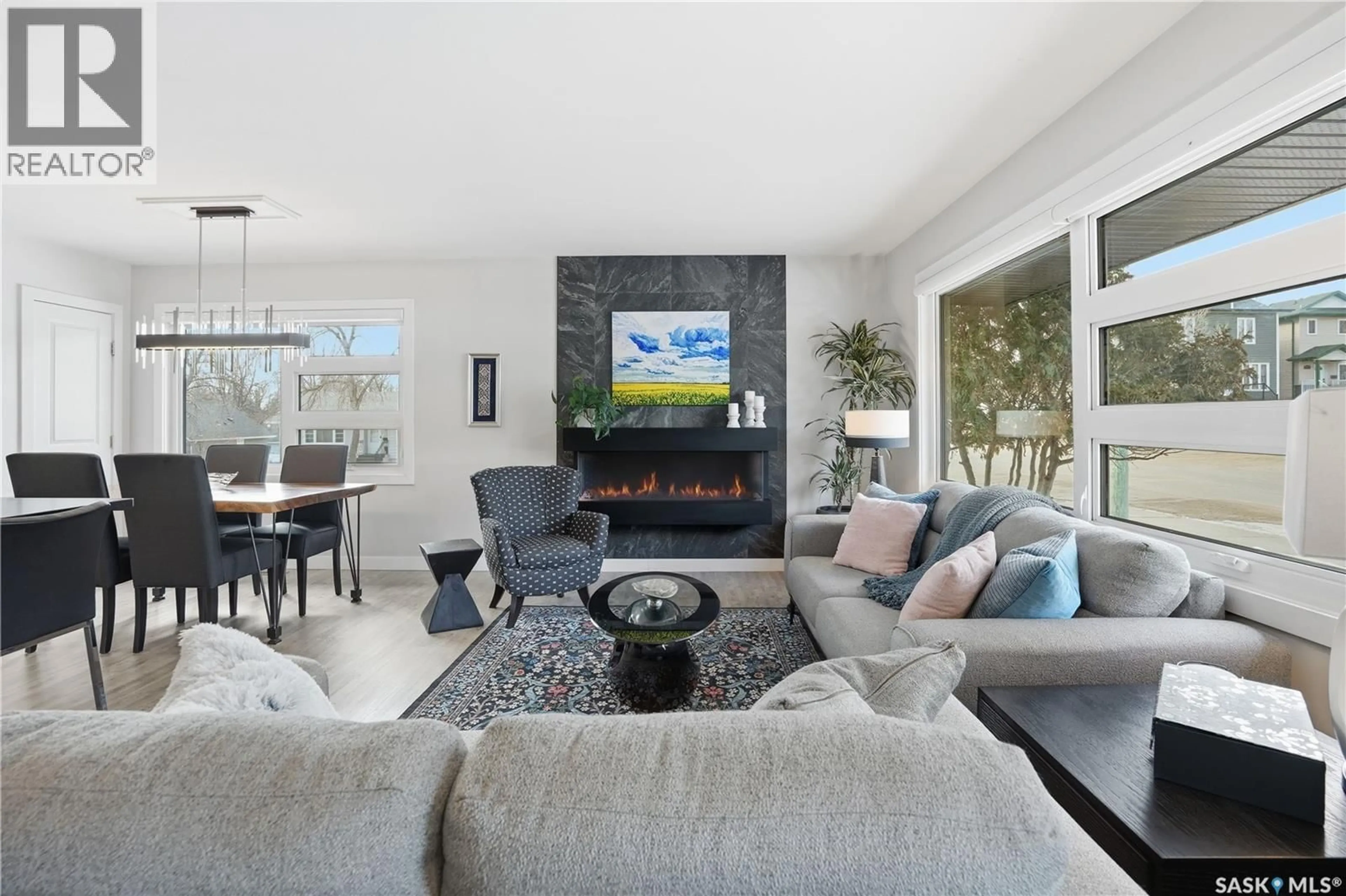 Living room with furniture, unknown for 205 HALL STREET, Moose Jaw Saskatchewan S6H0V1