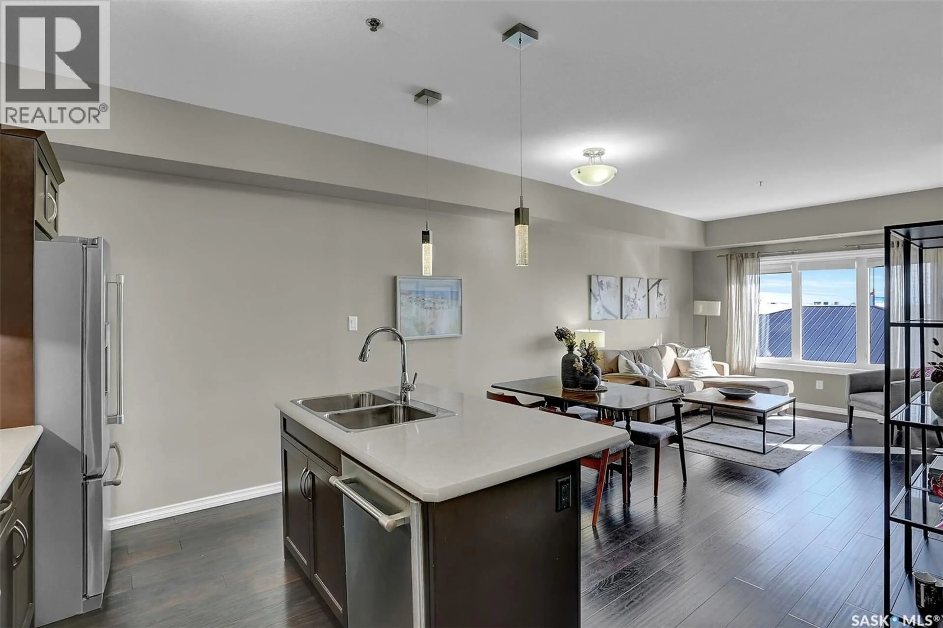 Open concept kitchen, unknown for 306 - 4501 CHILD AVENUE, Regina Saskatchewan S4X0L7