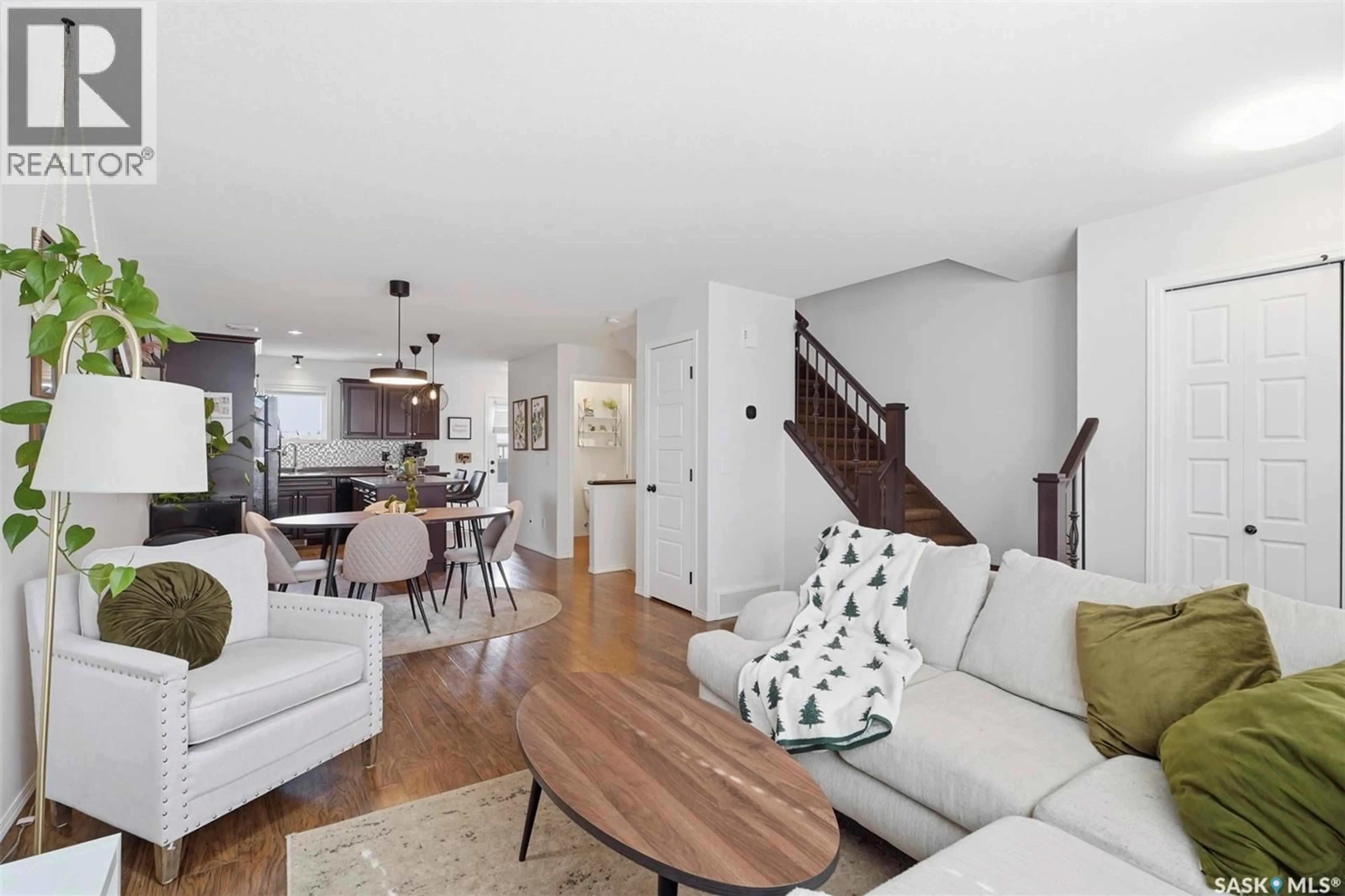 Living room with furniture, unknown for 406 150 LANGLOIS WAY, Saskatoon Saskatchewan S7T0L4