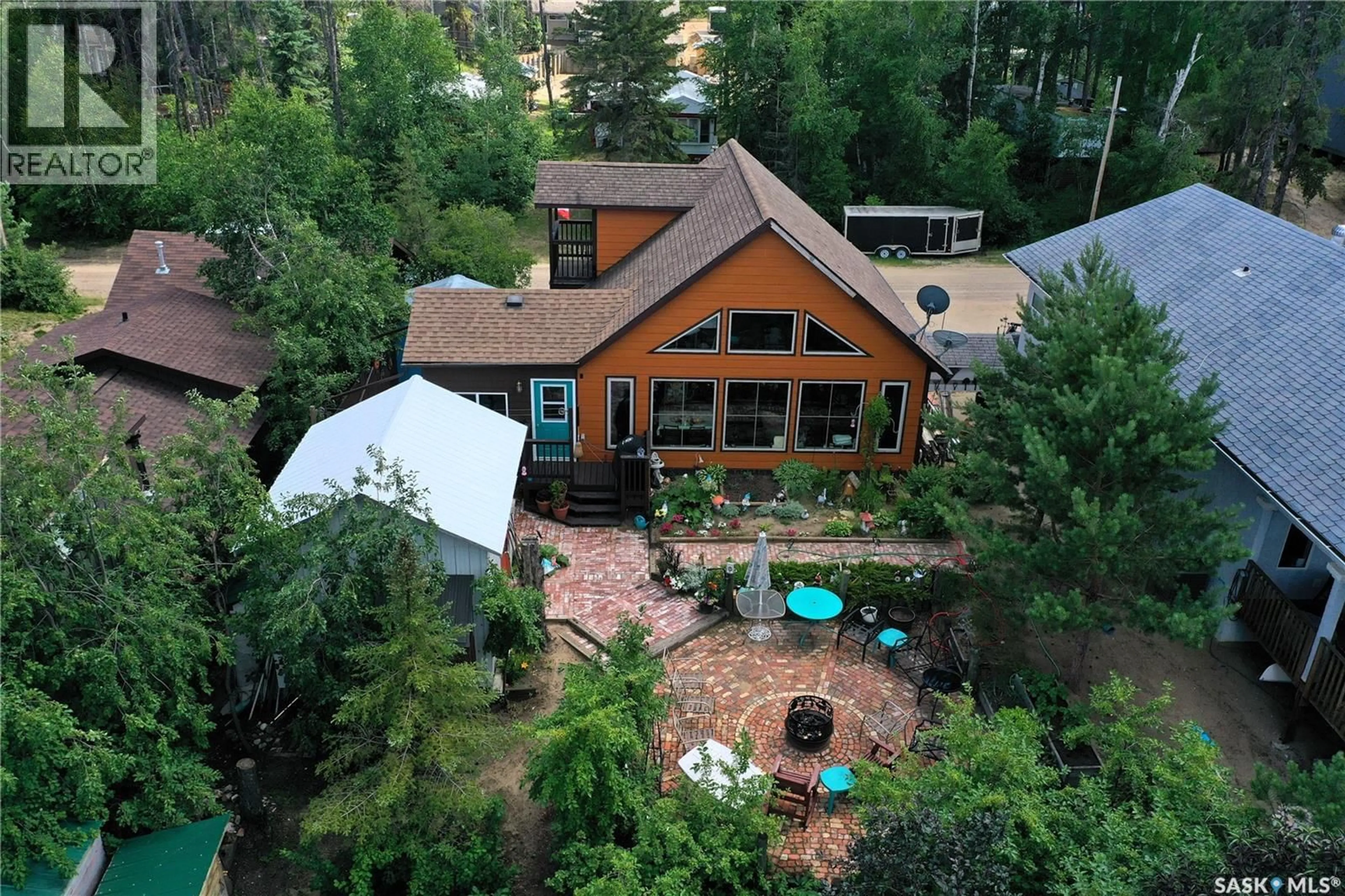 A pic from outside/outdoor area/front of a property/back of a property/a pic from drone, unknown for 621 PINE DRIVE, Tobin Lake Saskatchewan S0E1E0