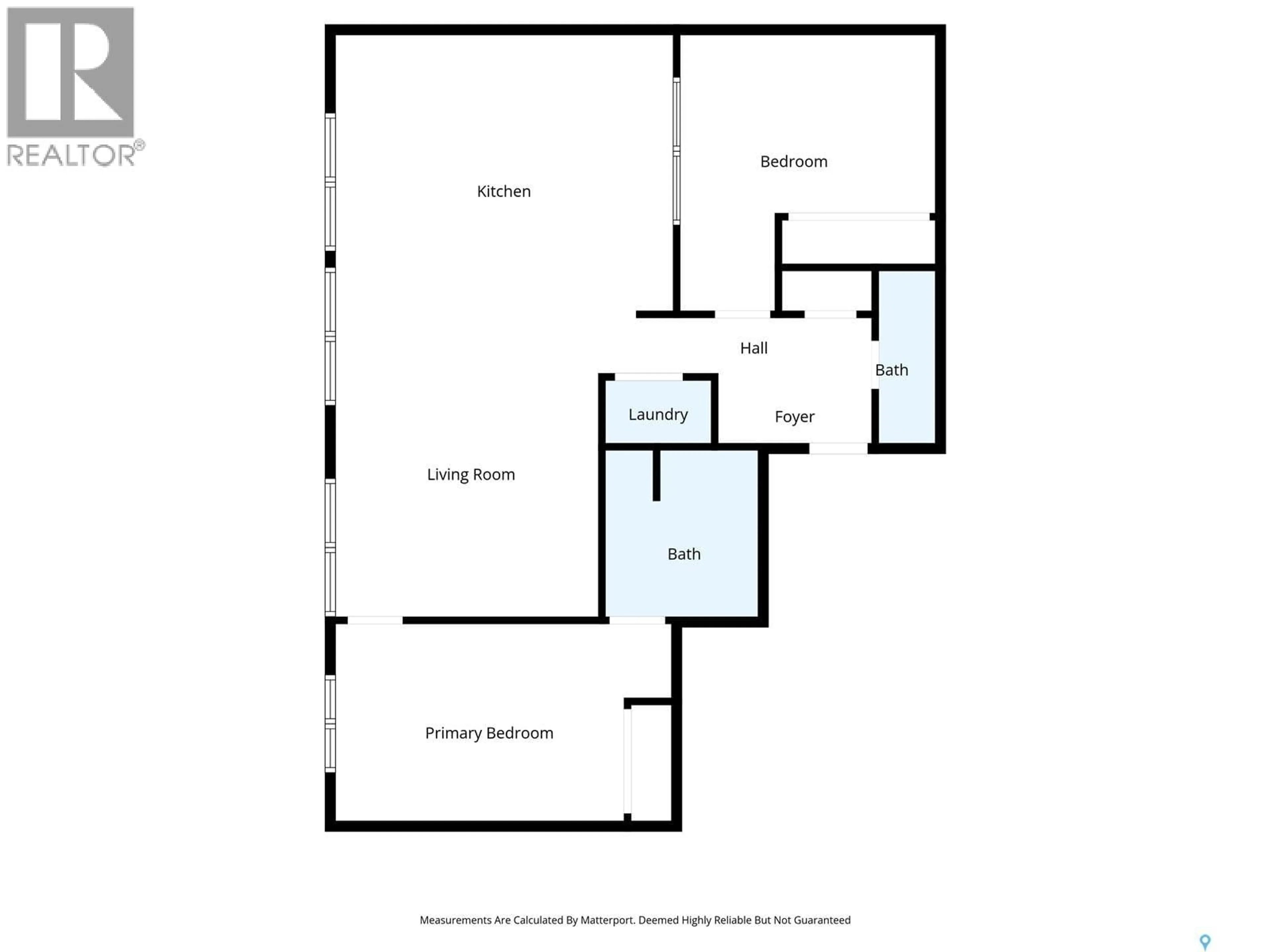 Floor plan for E - 301 12 23RD STREET, Saskatoon Saskatchewan S7K0H5