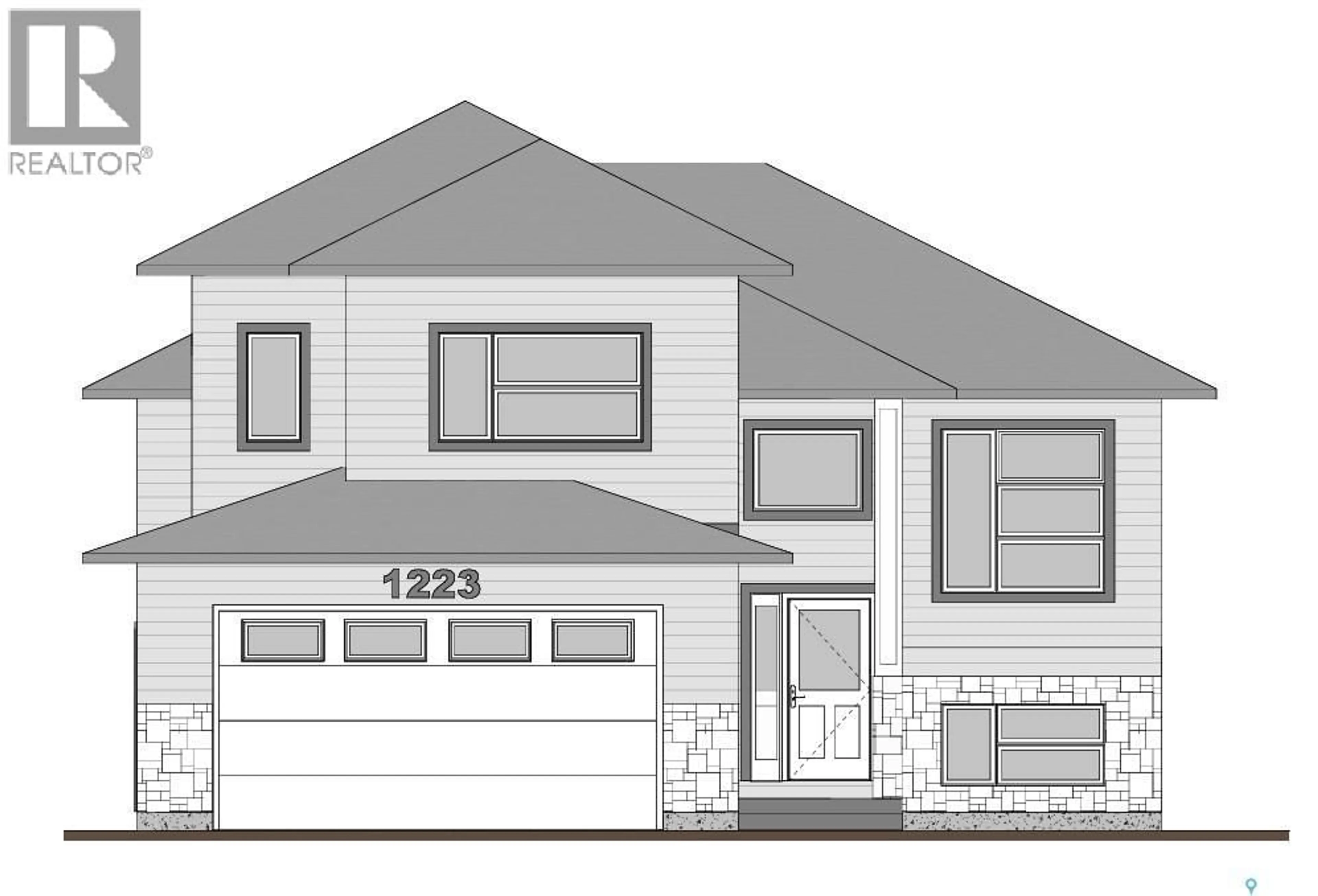 Home with brick exterior material, building for 1223 NIGHTINGALE TERRACE, Saskatoon Saskatchewan S7L7R6