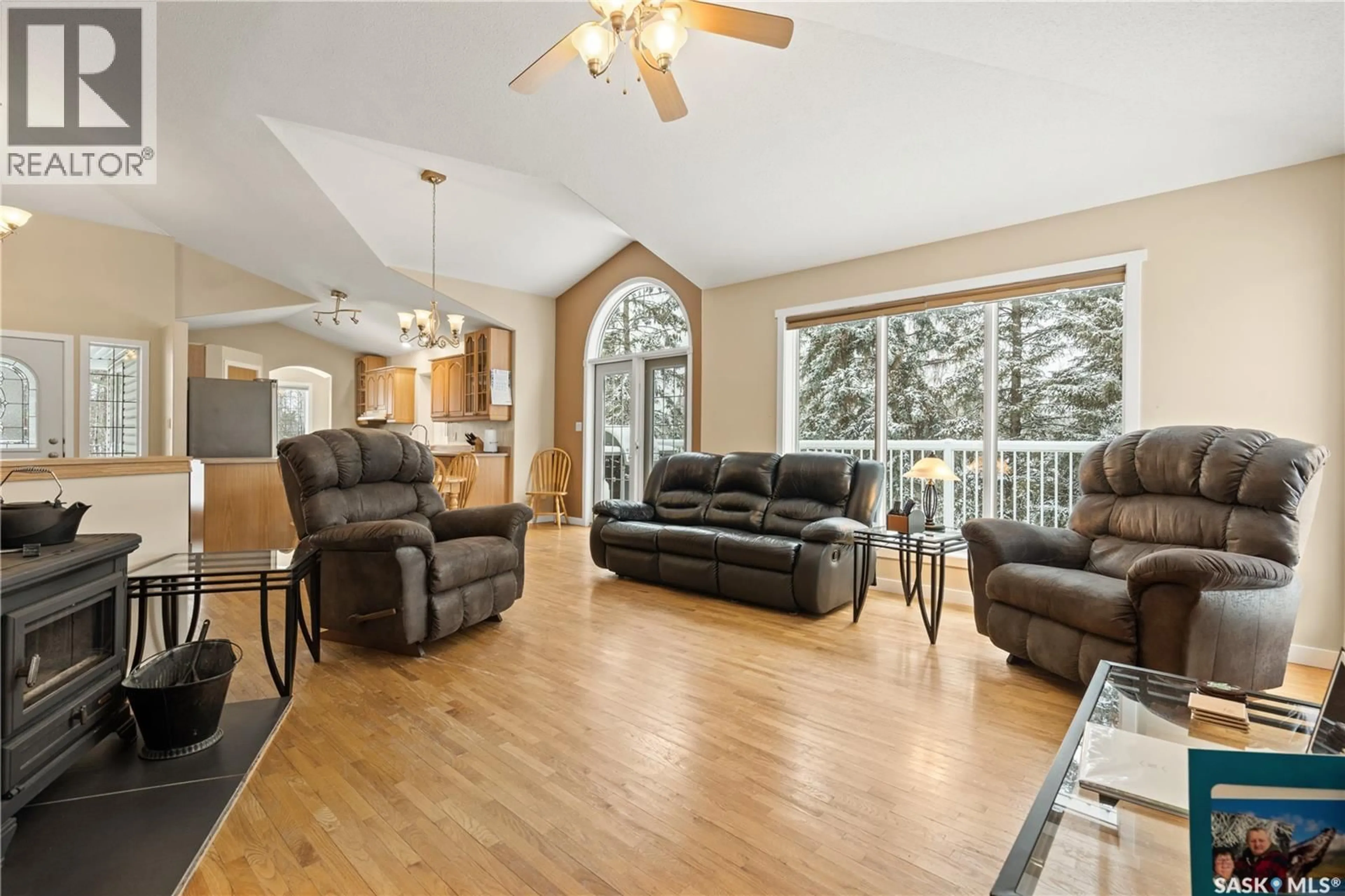 Living room with furniture, unknown for 172 3RD STREET, Pierceland Saskatchewan S0M2K0