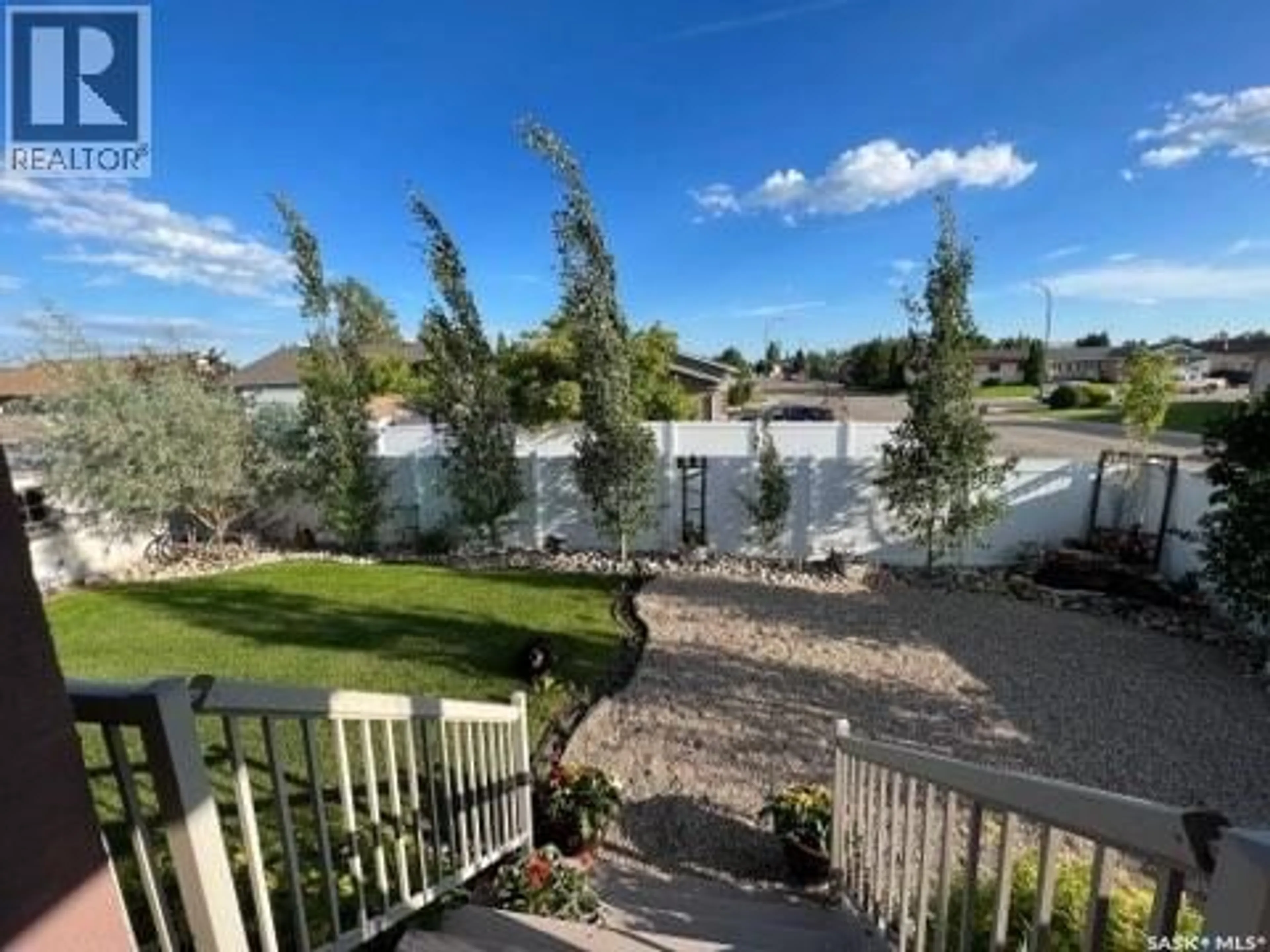 A pic from outside/outdoor area/front of a property/back of a property/a pic from drone, water/lake/river/ocean view for 4 ROSS DRIVE, Yorkton Saskatchewan S3N4A1