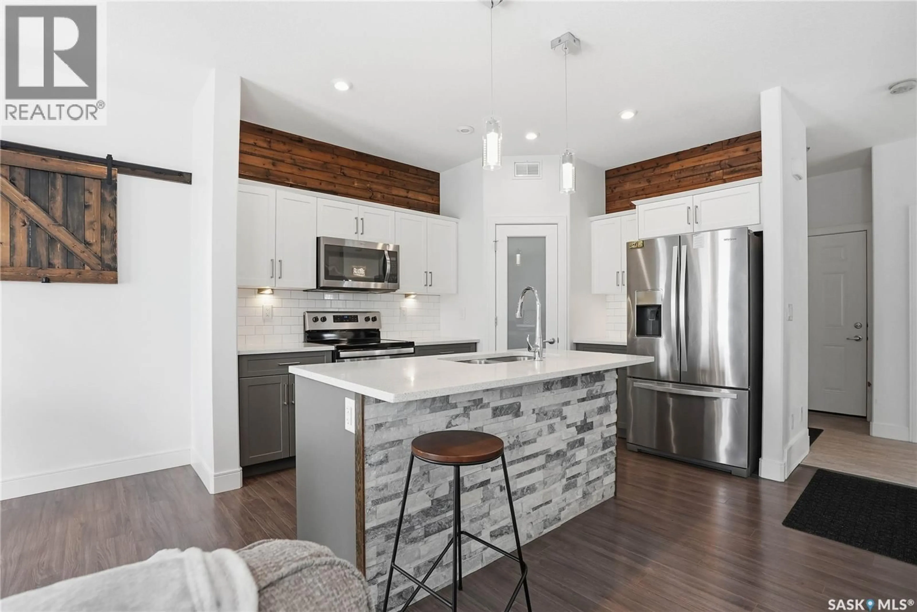 Open concept kitchen, unknown for 166 BEAUDRY CRESCENT, Martensville Saskatchewan S0K2T1