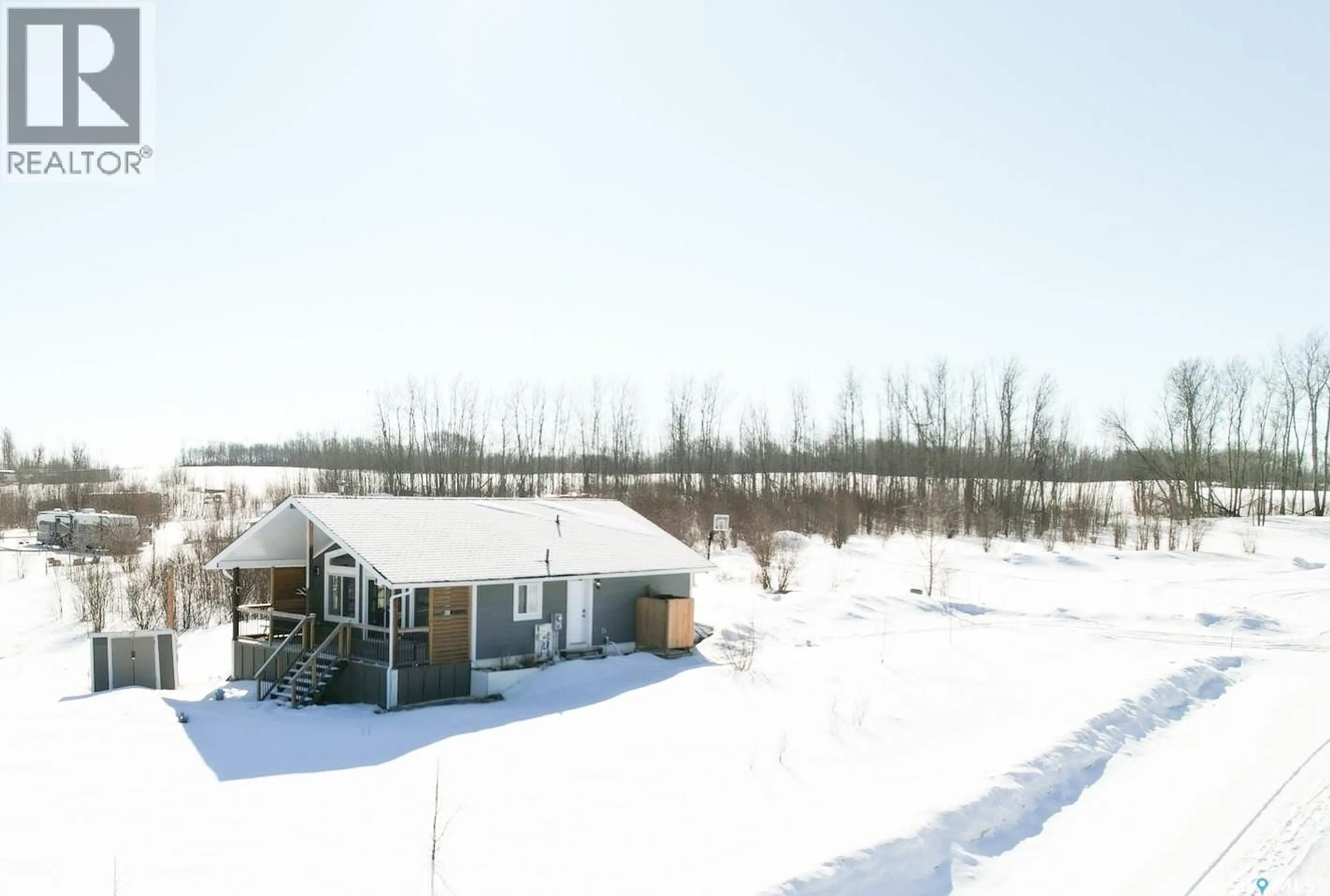 A pic from outside/outdoor area/front of a property/back of a property/a pic from drone, water/lake/river/ocean view for 101 LAKEVIEW PLACE, Canwood Rm No. 494 Saskatchewan S0K0J0