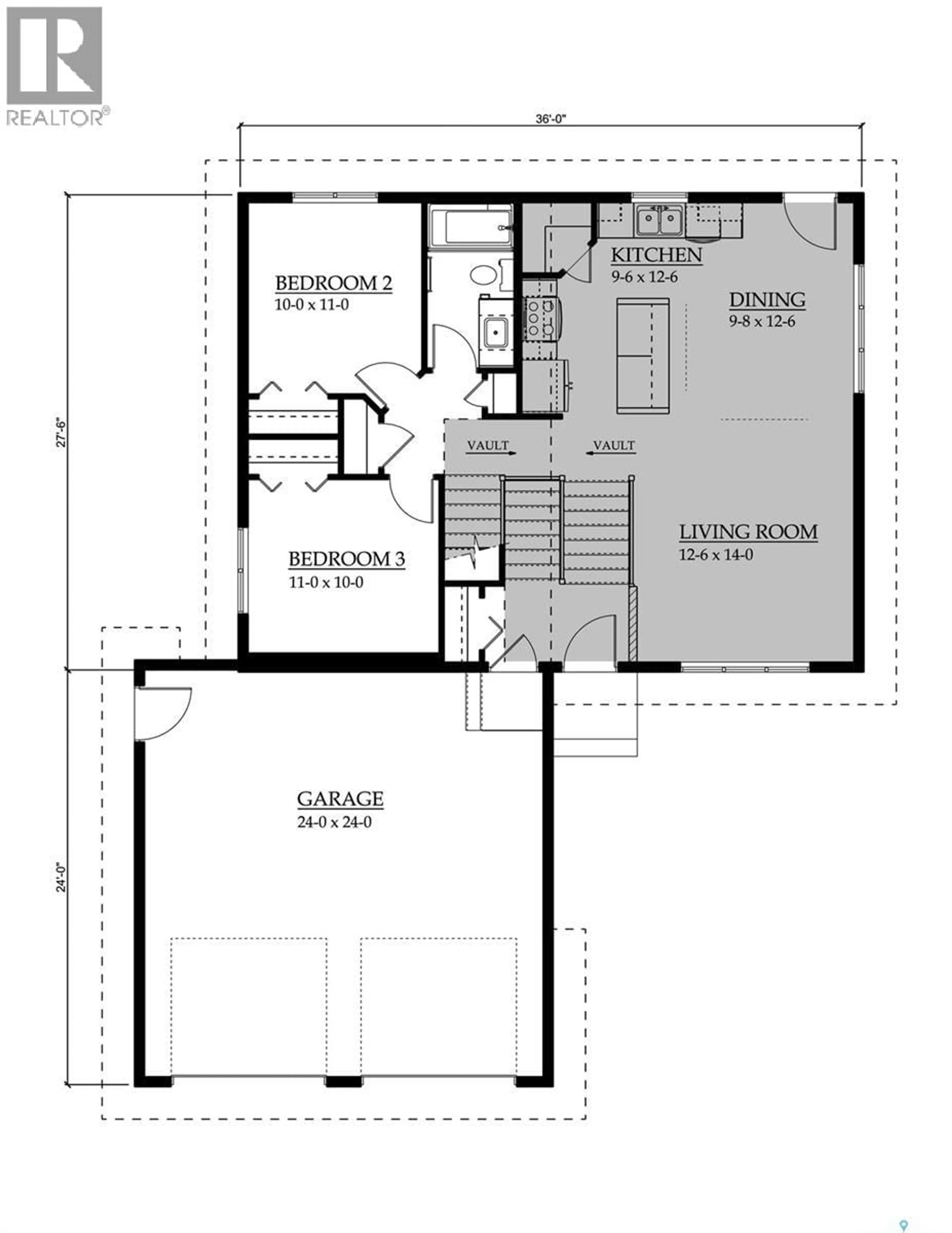 Floor plan for 834 WOODS CRESCENT, Warman Saskatchewan S0K4S0