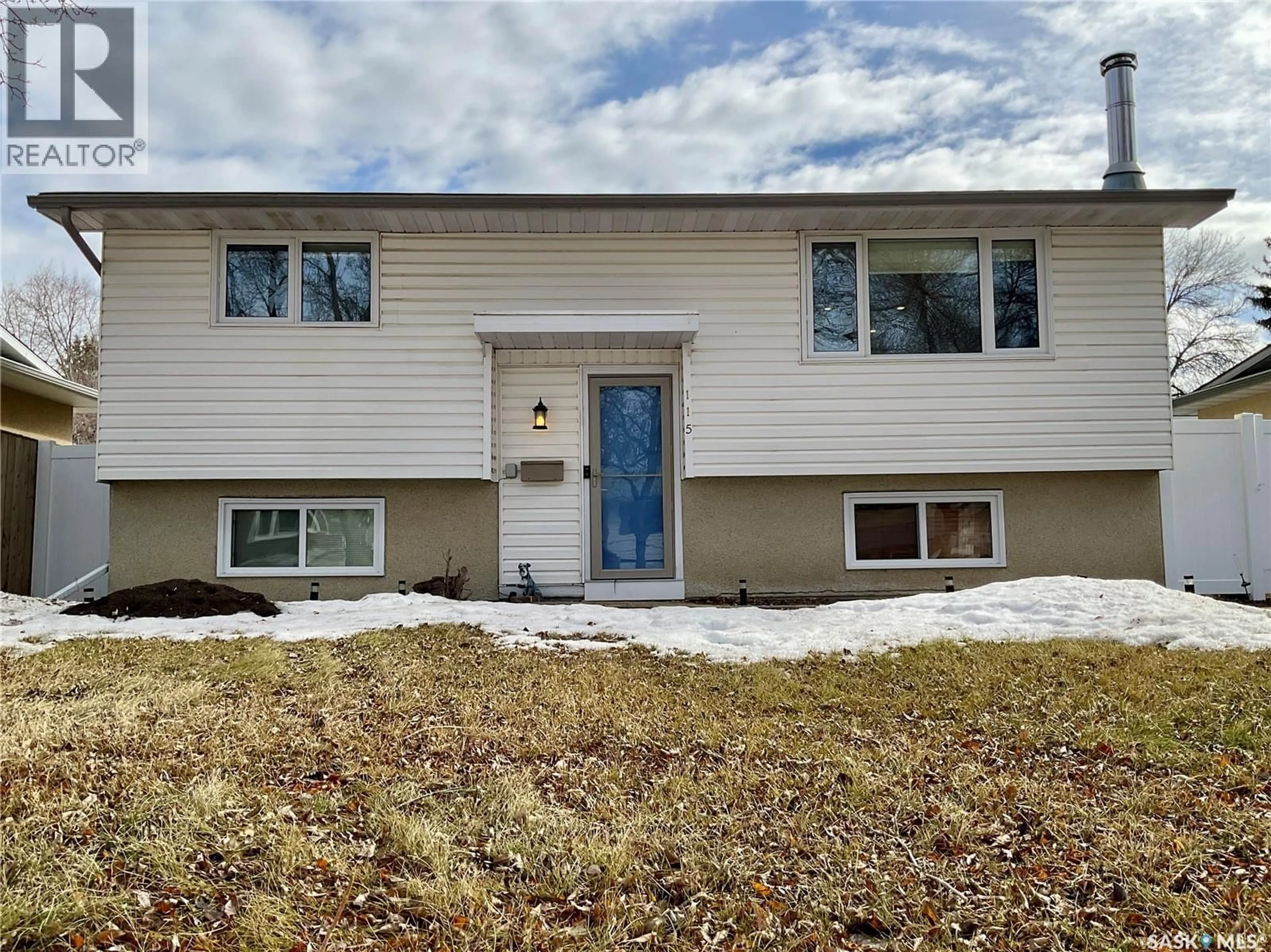 Home with vinyl exterior material, street for 115 STRAUB STREET, Regina Saskatchewan S4T6R7