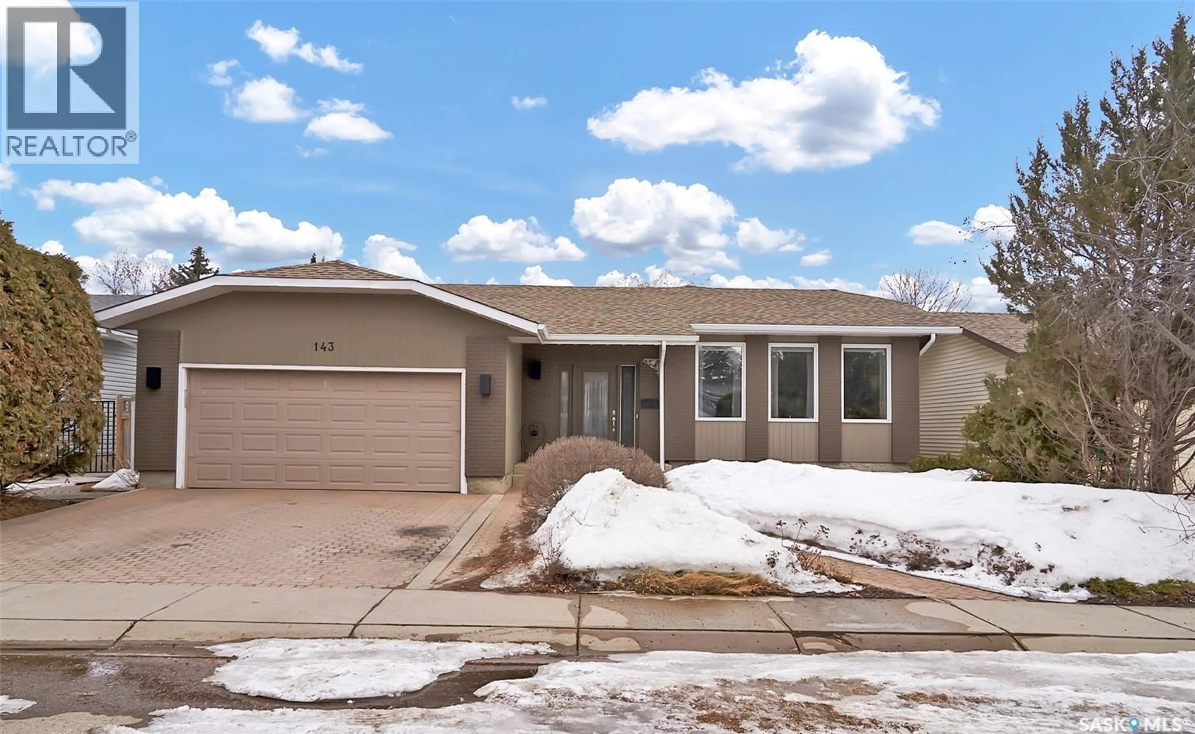 Home with vinyl exterior material, street for 143 BIRO PLACE, Saskatoon Saskatchewan S7K7V6