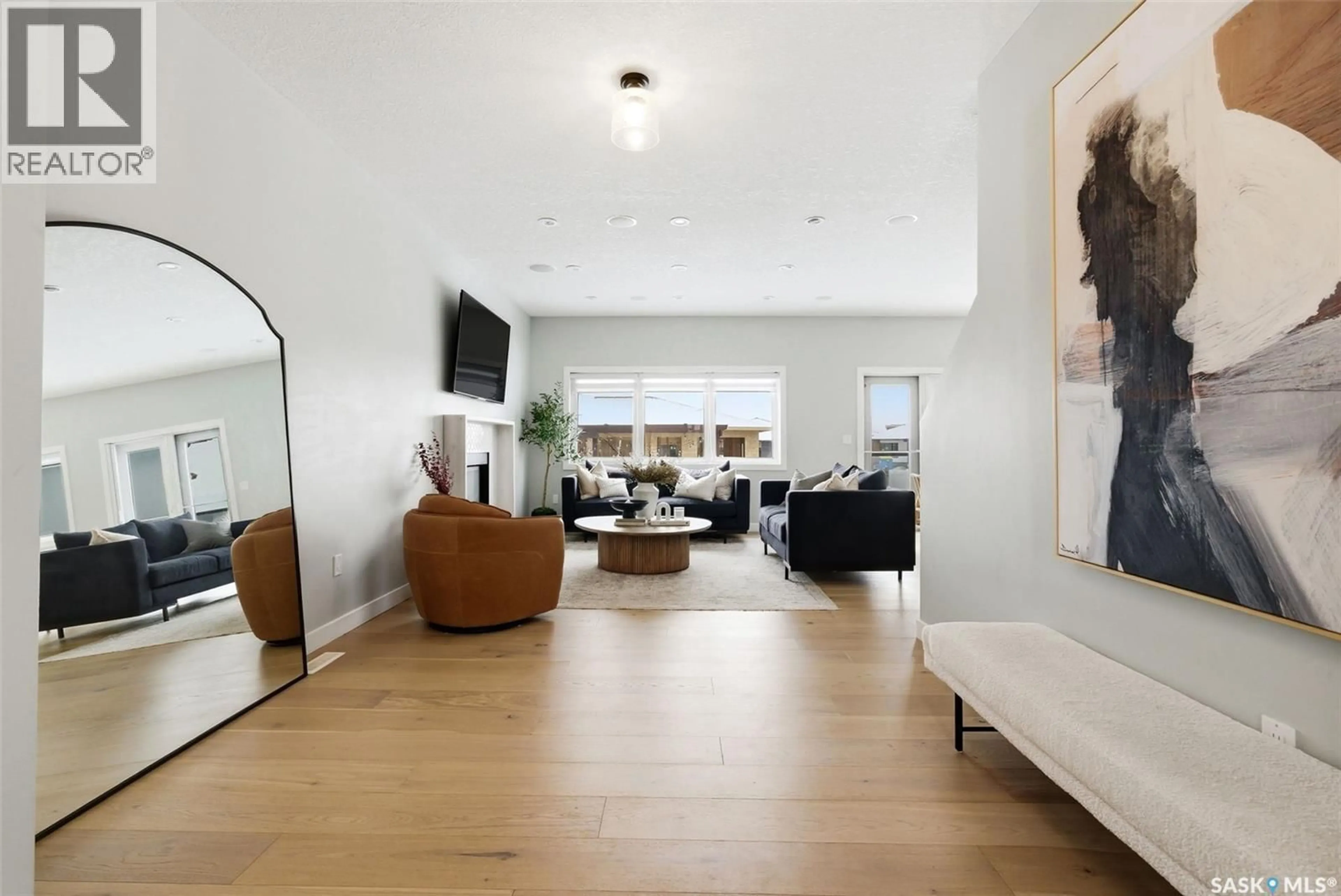 Living room with furniture, unknown for 3517 GREEN MARSH CRESCENT, Regina Saskatchewan S4V3H4