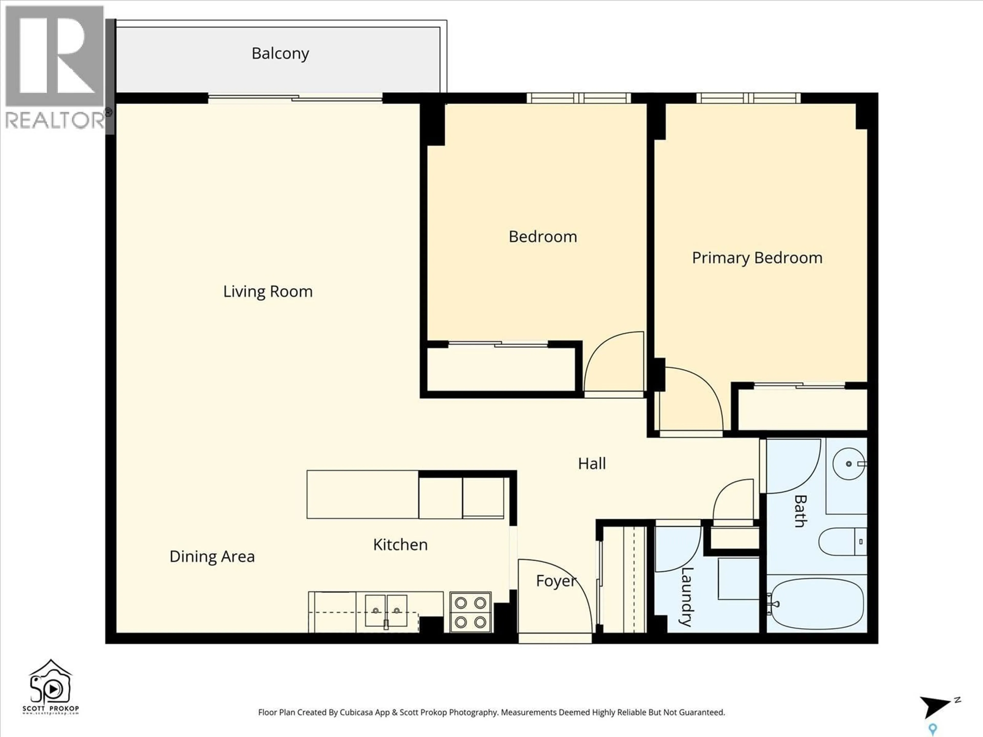 Floor plan for N - 1001 320 5TH AVENUE, Saskatoon Saskatchewan S7K2P5