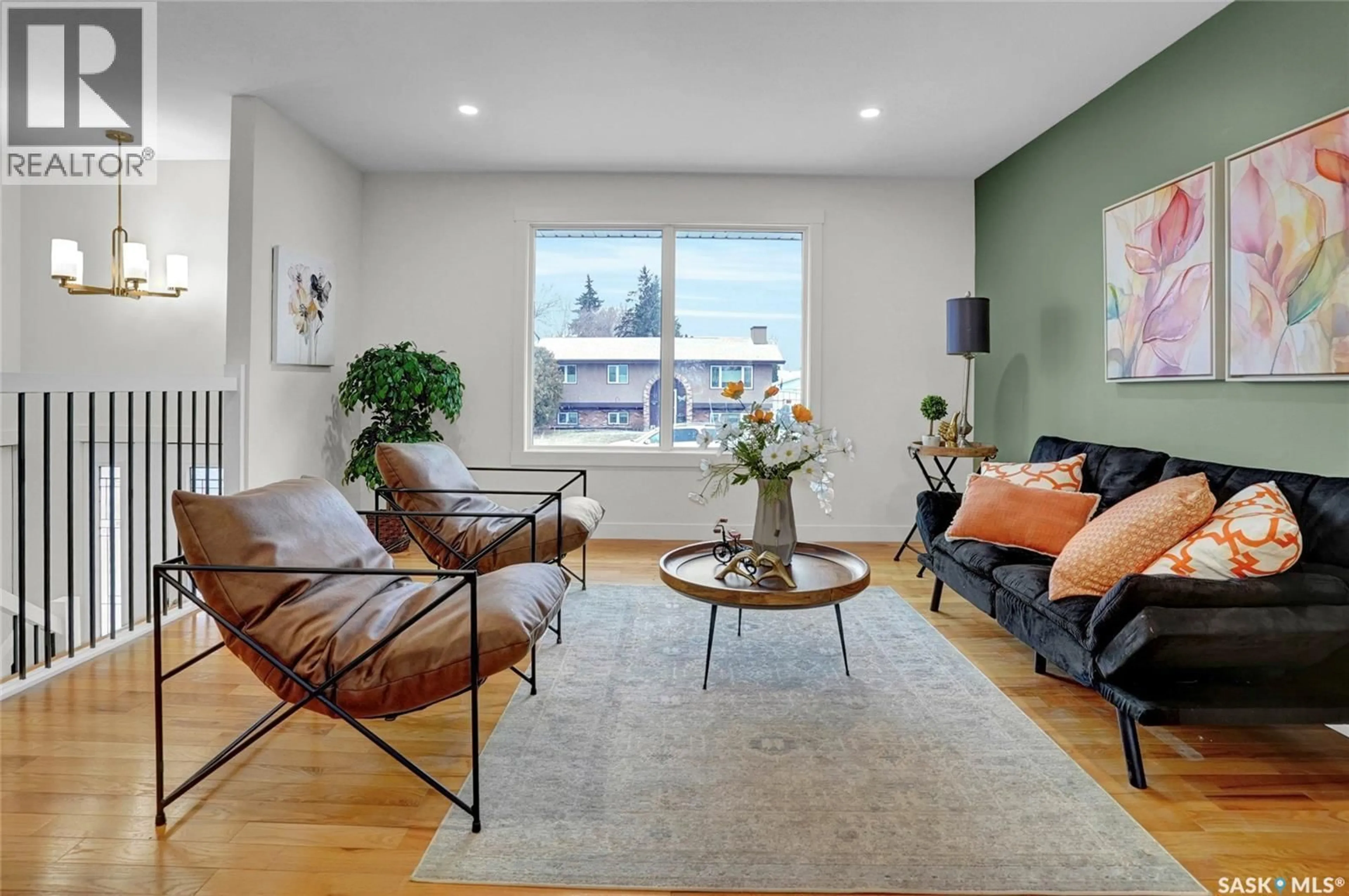 Living room with furniture, unknown for 12 BUTTERCUP CRESCENT, Moose Jaw Saskatchewan S6J1A4