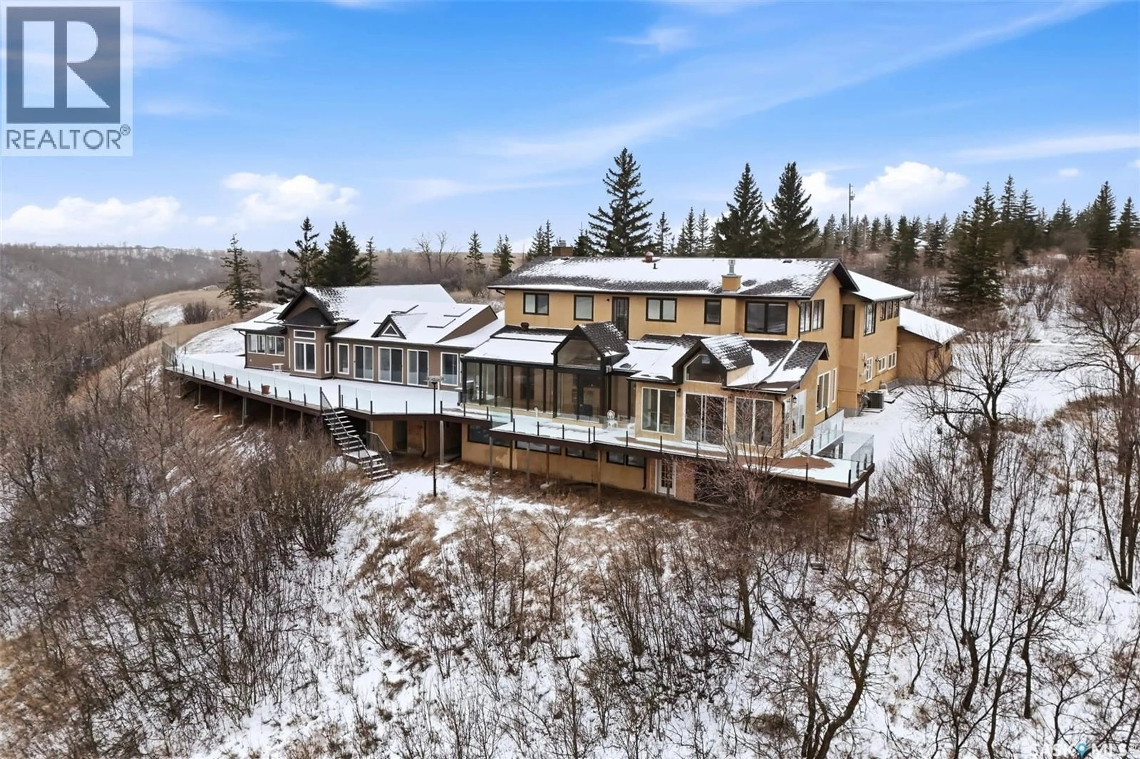 A pic from outside/outdoor area/front of a property/back of a property/a pic from drone, unknown for RIPPLINGER ACREAGE, Lumsden Rm No. 189 Saskatchewan S0G0W0