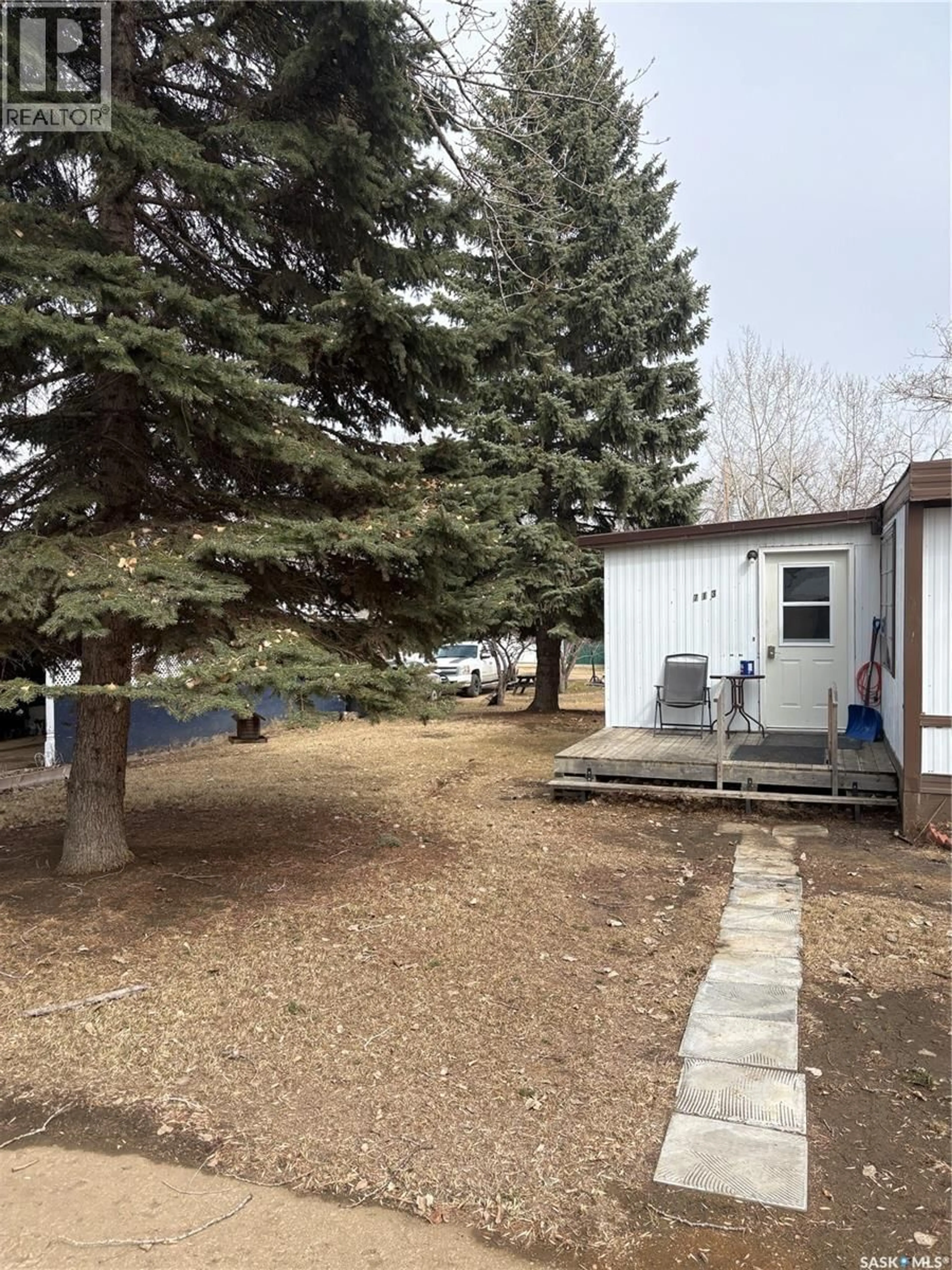 A pic from outside/outdoor area/front of a property/back of a property/a pic from drone, street for 713 MANN AVENUE, Radville Saskatchewan S0C2G0