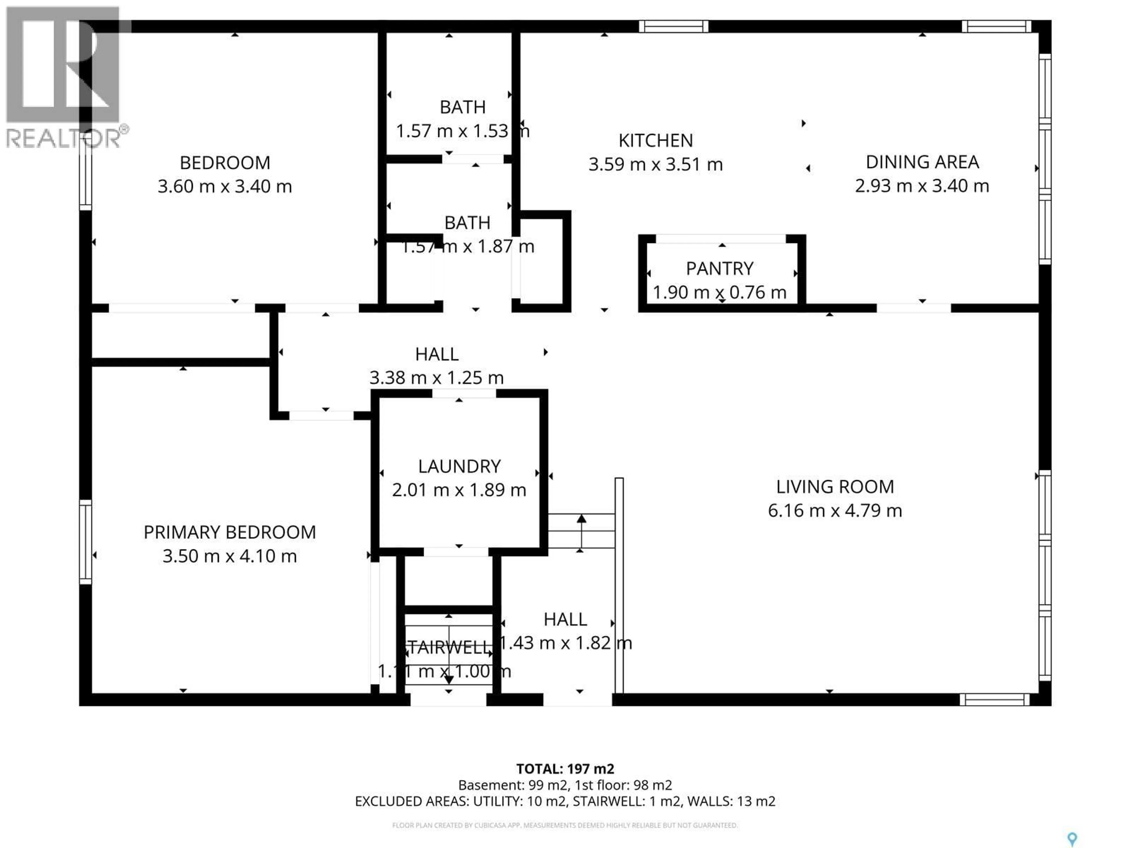Floor plan for 116 2ND STREET, Hague Saskatchewan S0K1X0