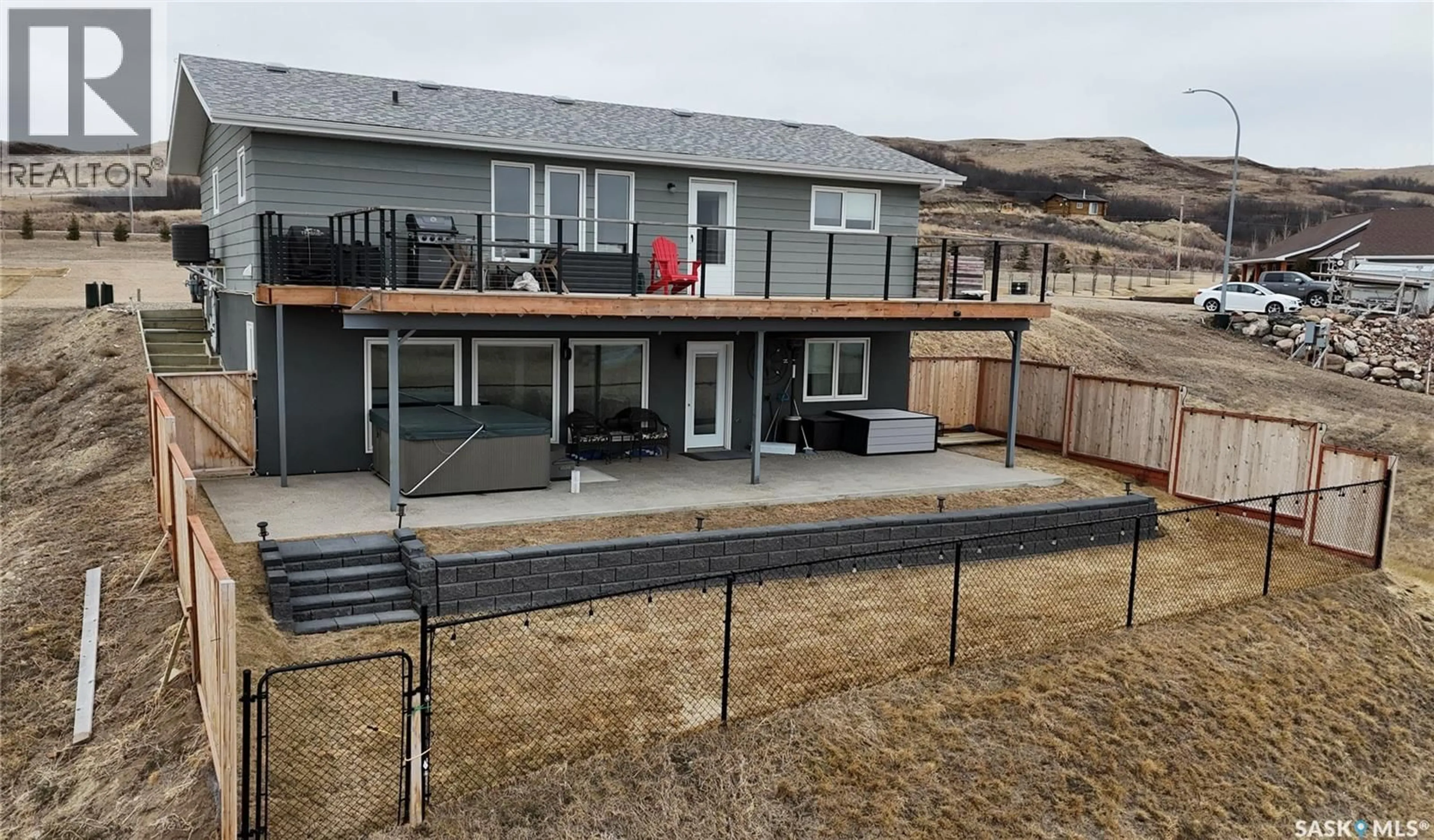 A pic from outside/outdoor area/front of a property/back of a property/a pic from drone, unknown for 214 HILLCREST PLACE, Lac Pelletier Rm No. 107 Saskatchewan S0N2Y0