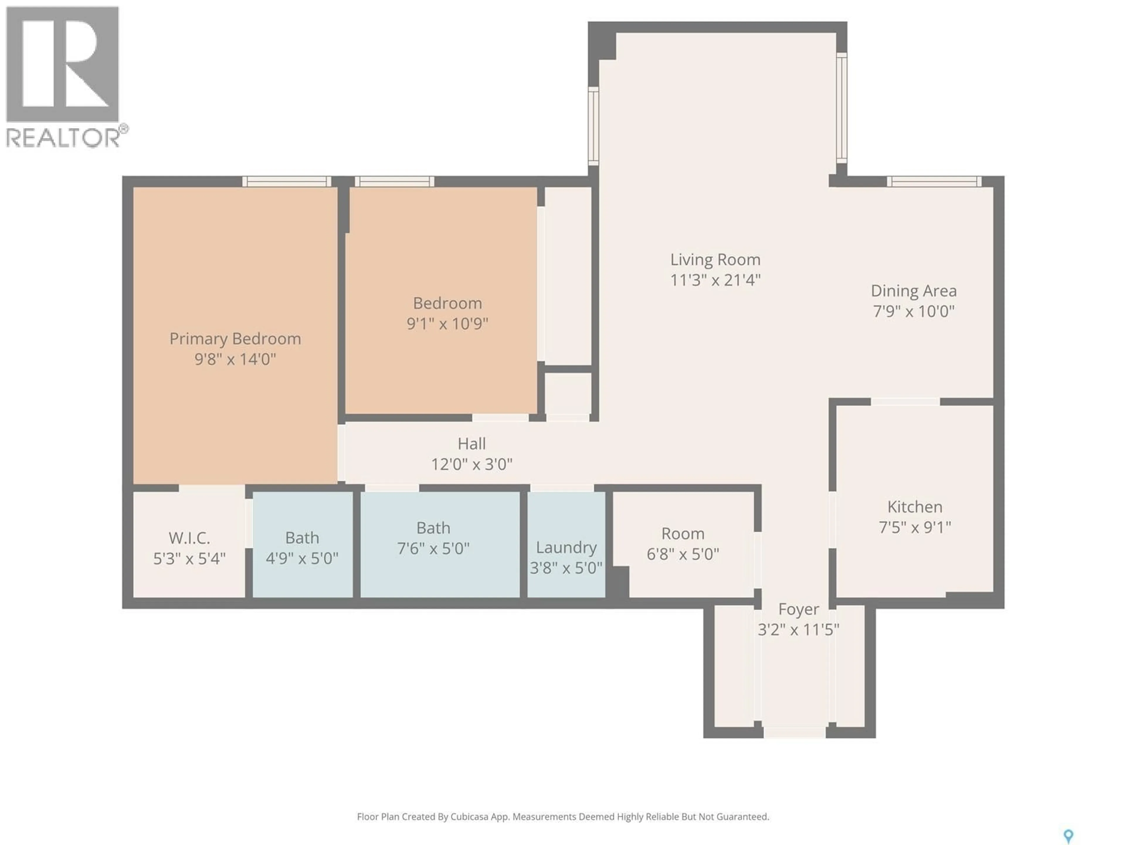 Floor plan for N - 606 430 5TH AVENUE, Saskatoon Saskatchewan S7K6Z2