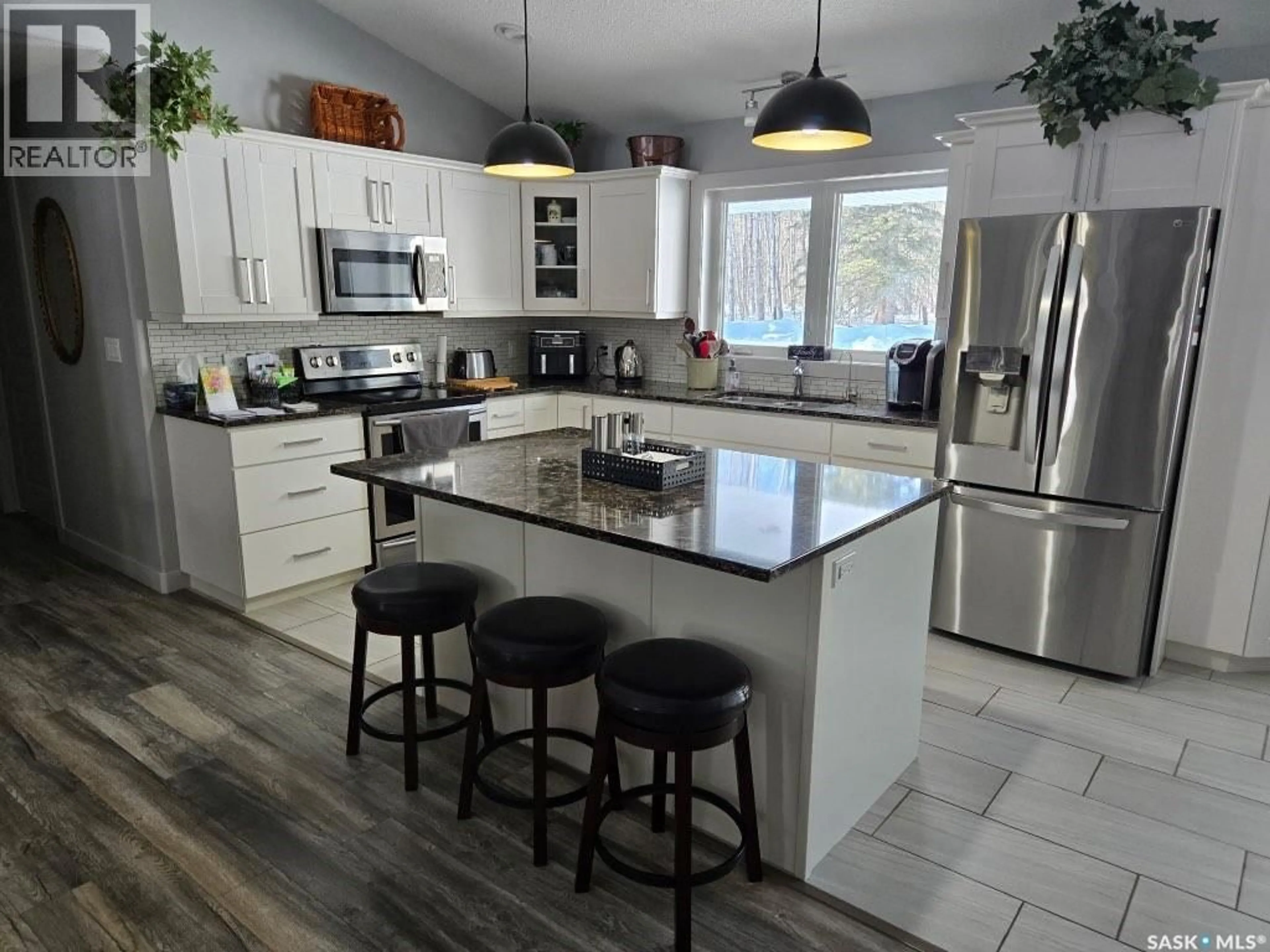Open concept kitchen, ceramic/tile floor for 1022 ROASTER ROAD, Mervin Rm No.499 Saskatchewan S0M1J0