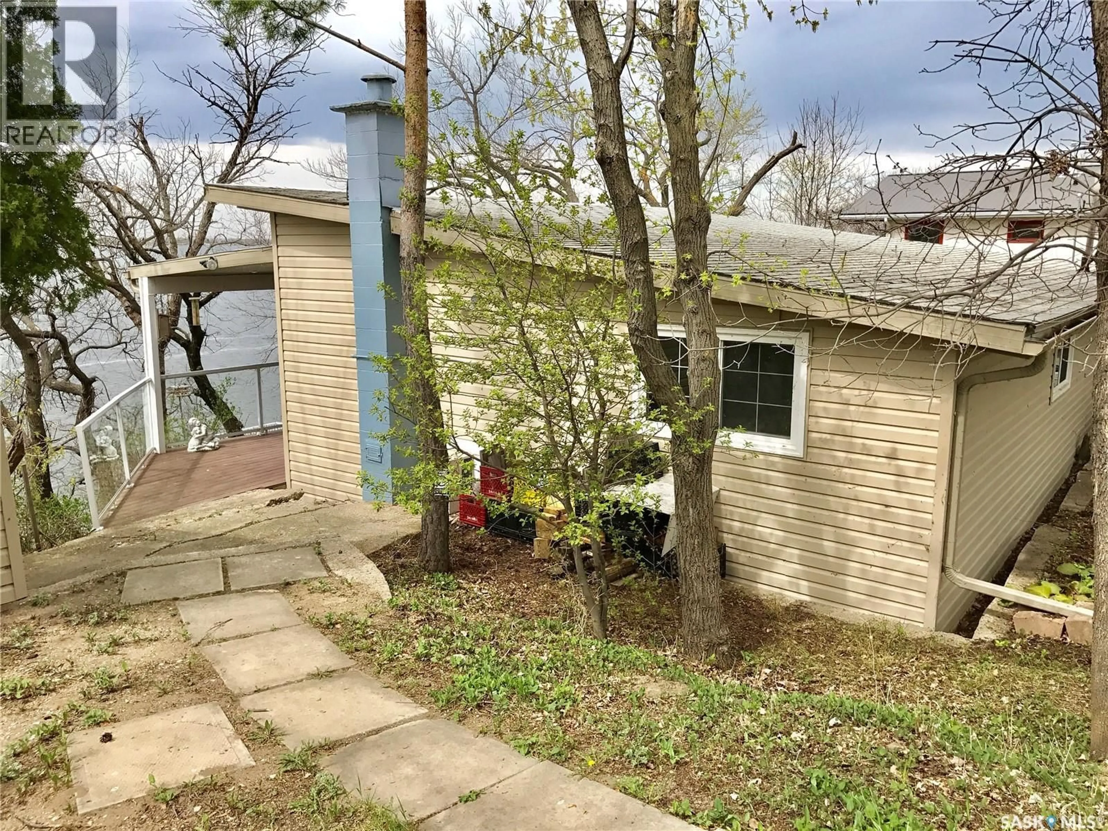 A pic from outside/outdoor area/front of a property/back of a property/a pic from drone, street for 424 LAST MOUNTAIN ROAD, Mckillop Rm No. 220 Saskatchewan S0G4L0