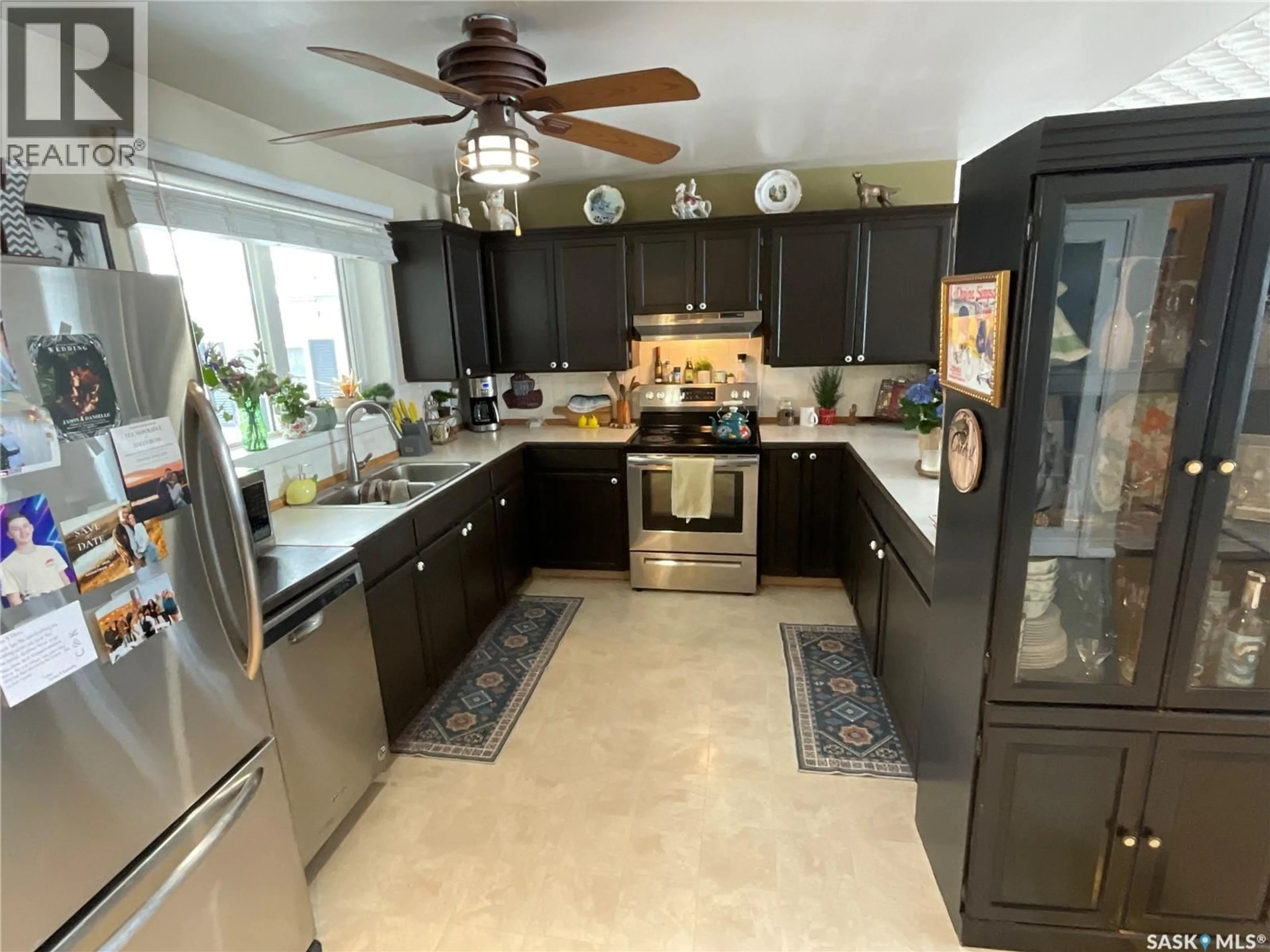 Open concept kitchen, ceramic/tile floor for 409 MAIN STREET, Wakaw Saskatchewan S0K4P0