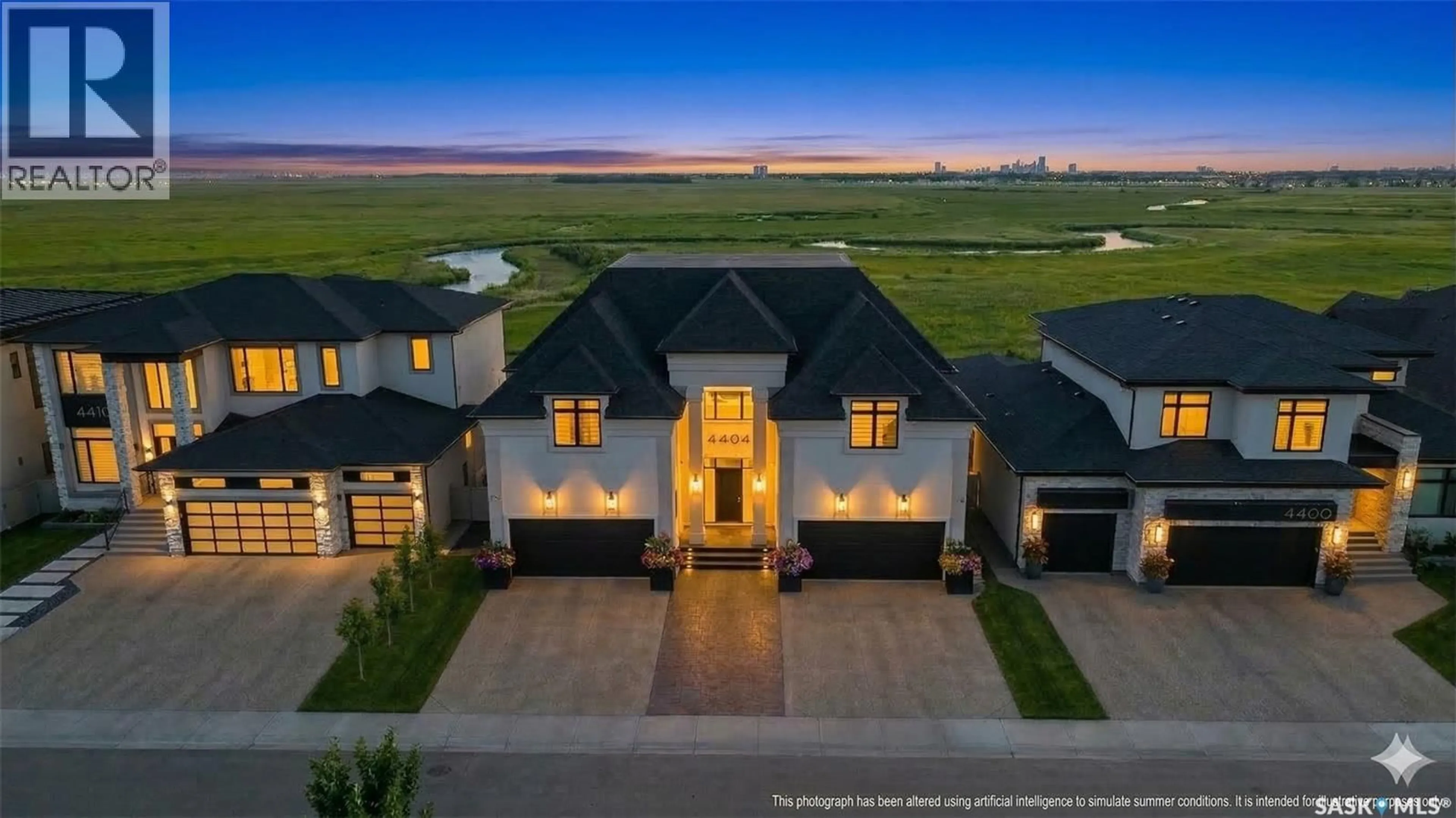 A pic from outside/outdoor area/front of a property/back of a property/a pic from drone, street for 4404 WILD ROSE DRIVE, Regina Saskatchewan S4V3V6