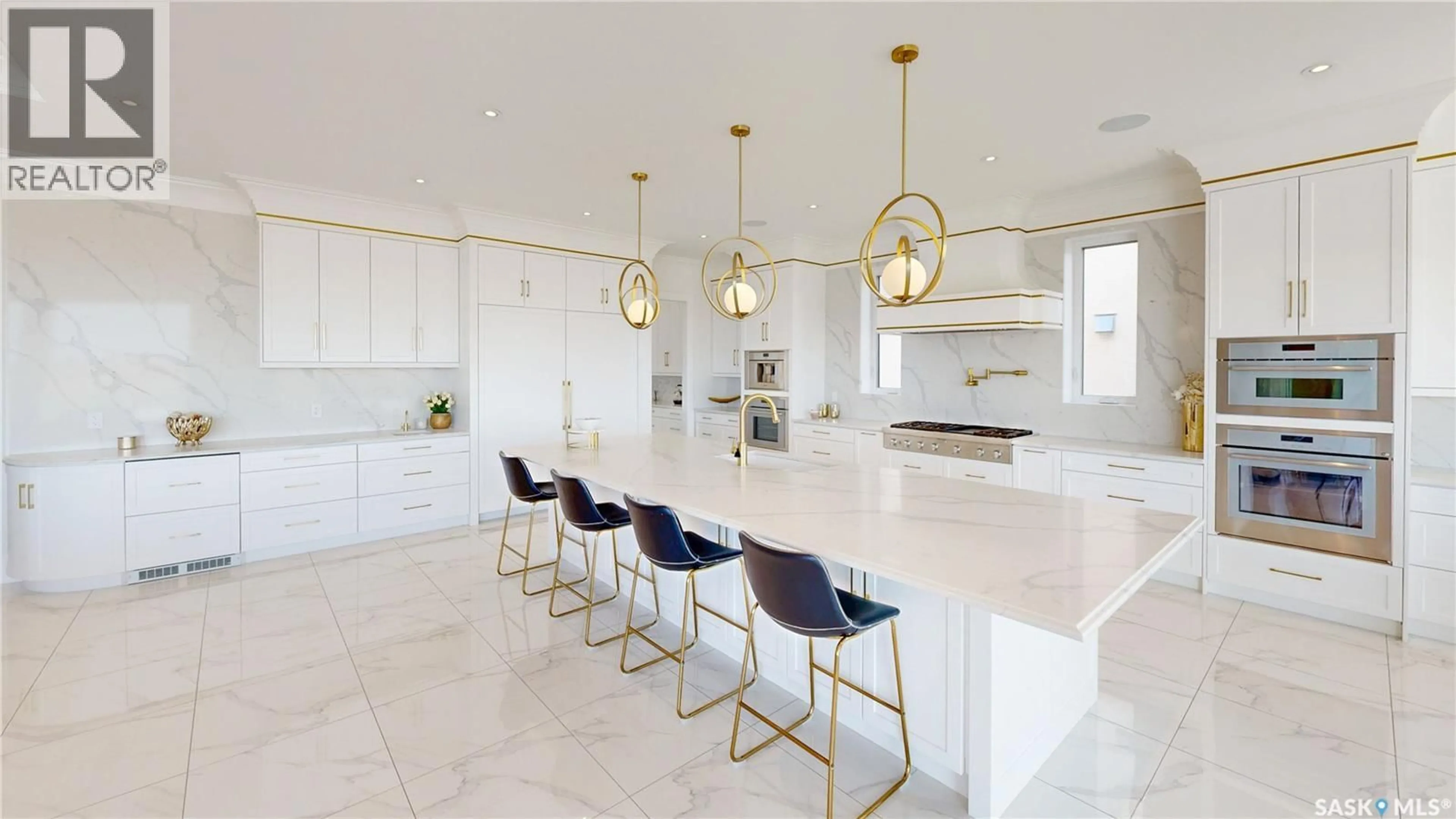 Contemporary kitchen, ceramic/tile floor for 4404 WILD ROSE DRIVE, Regina Saskatchewan S4V3V6