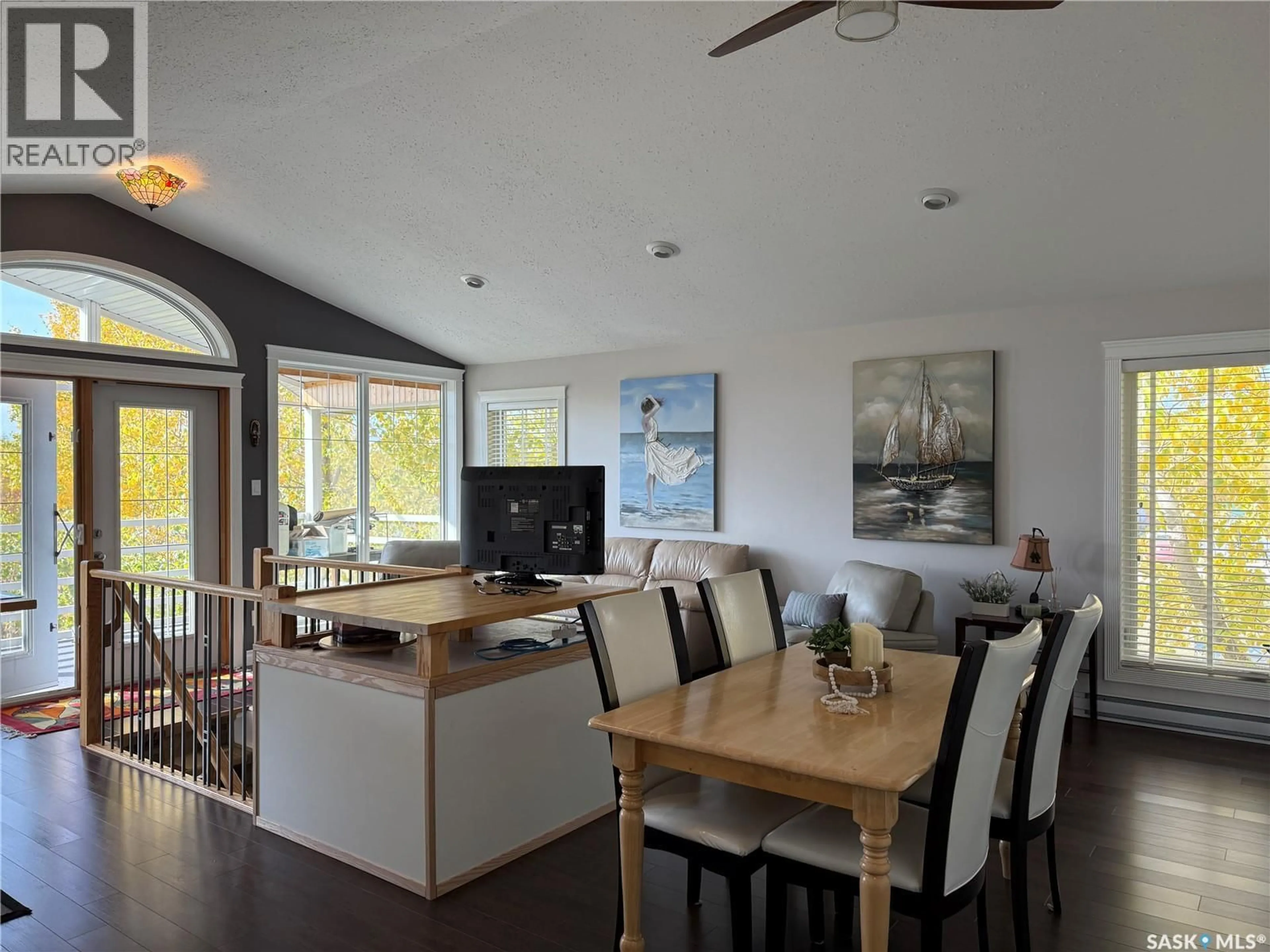 Open concept kitchen, wood/laminate floor for 112 MIDGET ROAD, Buffalo Narrows Saskatchewan S0M0J0