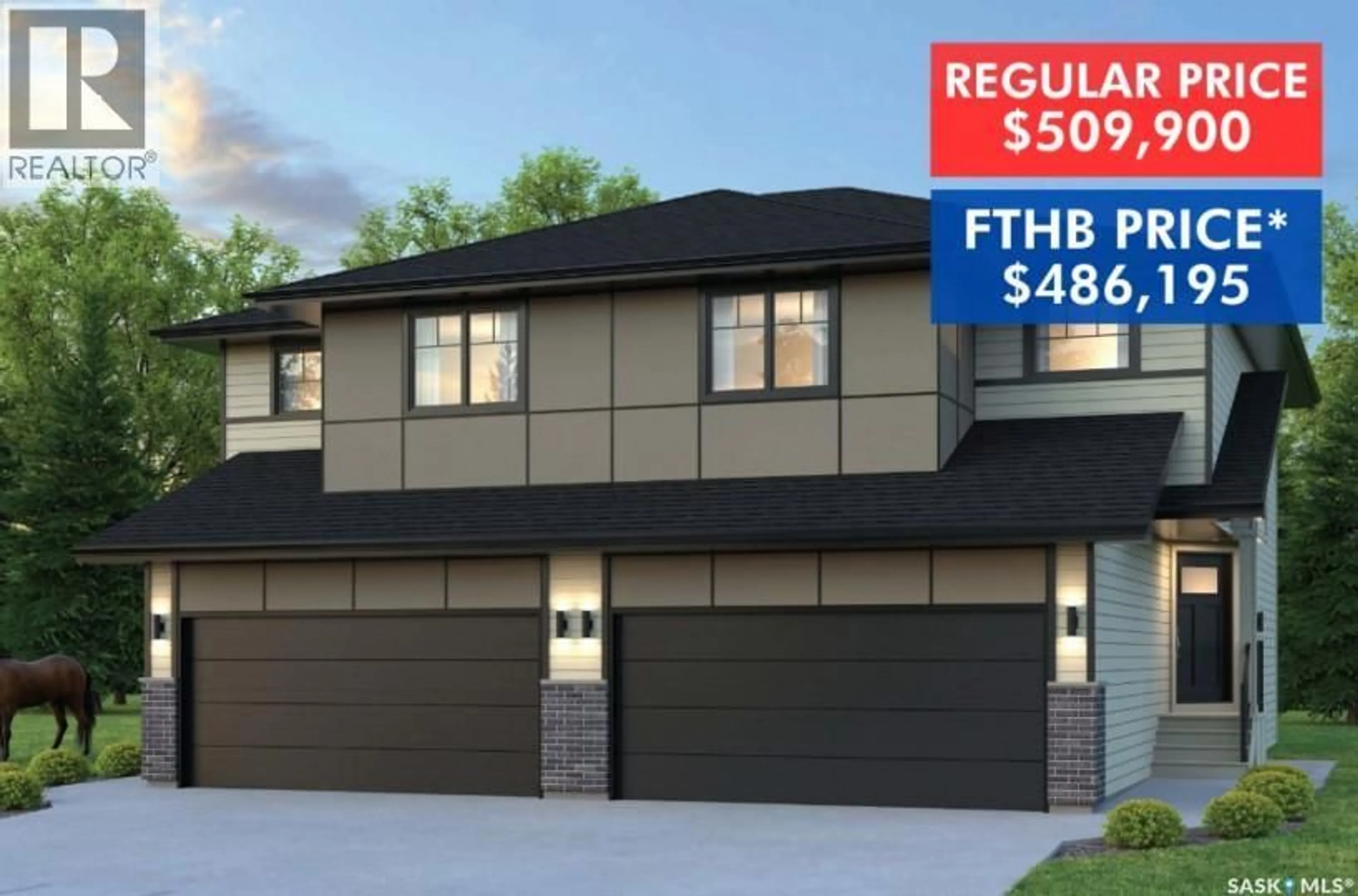 Home with brick exterior material, street for 404 155 MCFAULL WAY, Saskatoon Saskatchewan S7V0Y2