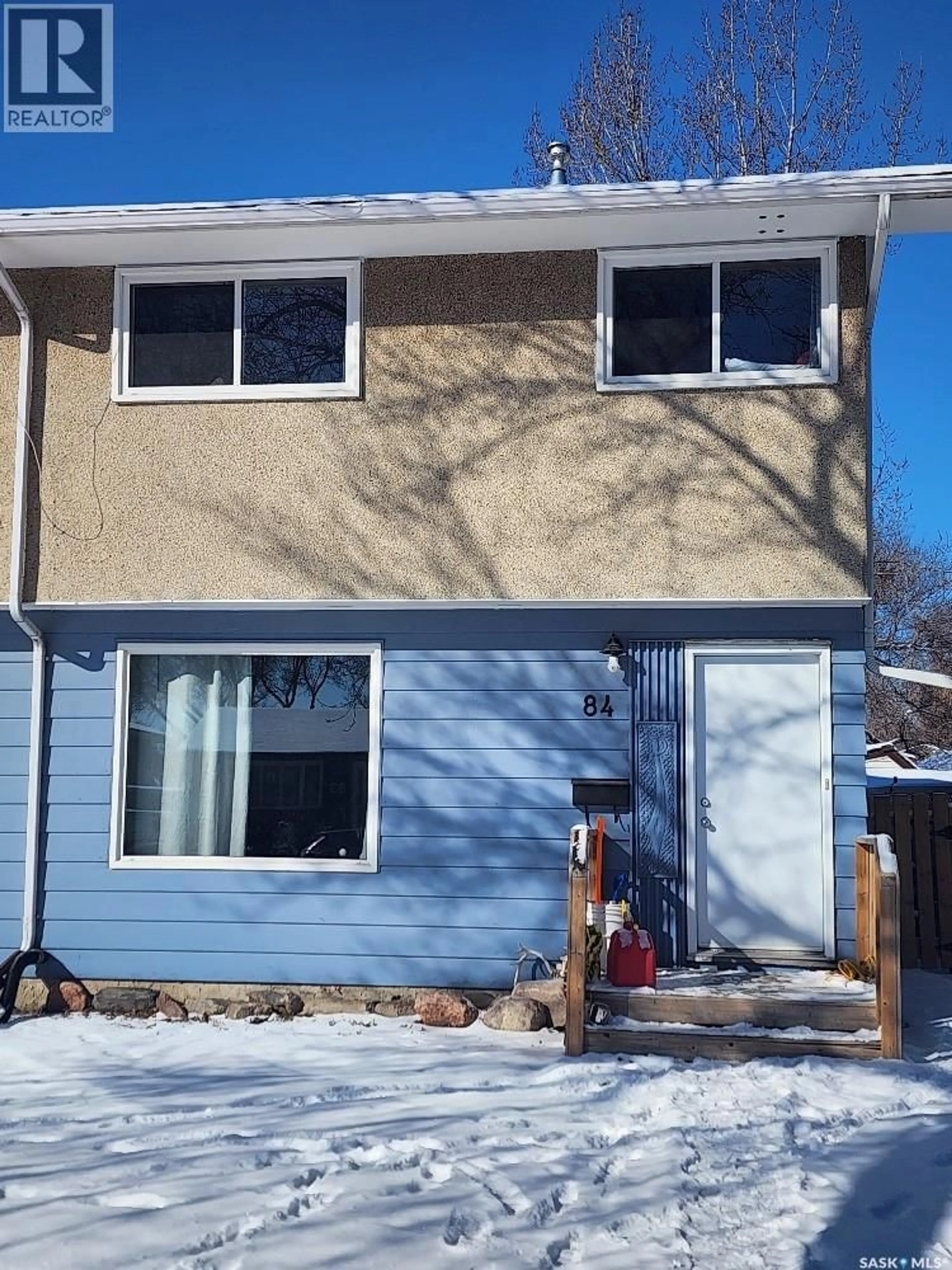 Home with vinyl exterior material, street for 84 ROTHWELL CRESCENT, Regina Saskatchewan S4N1R6