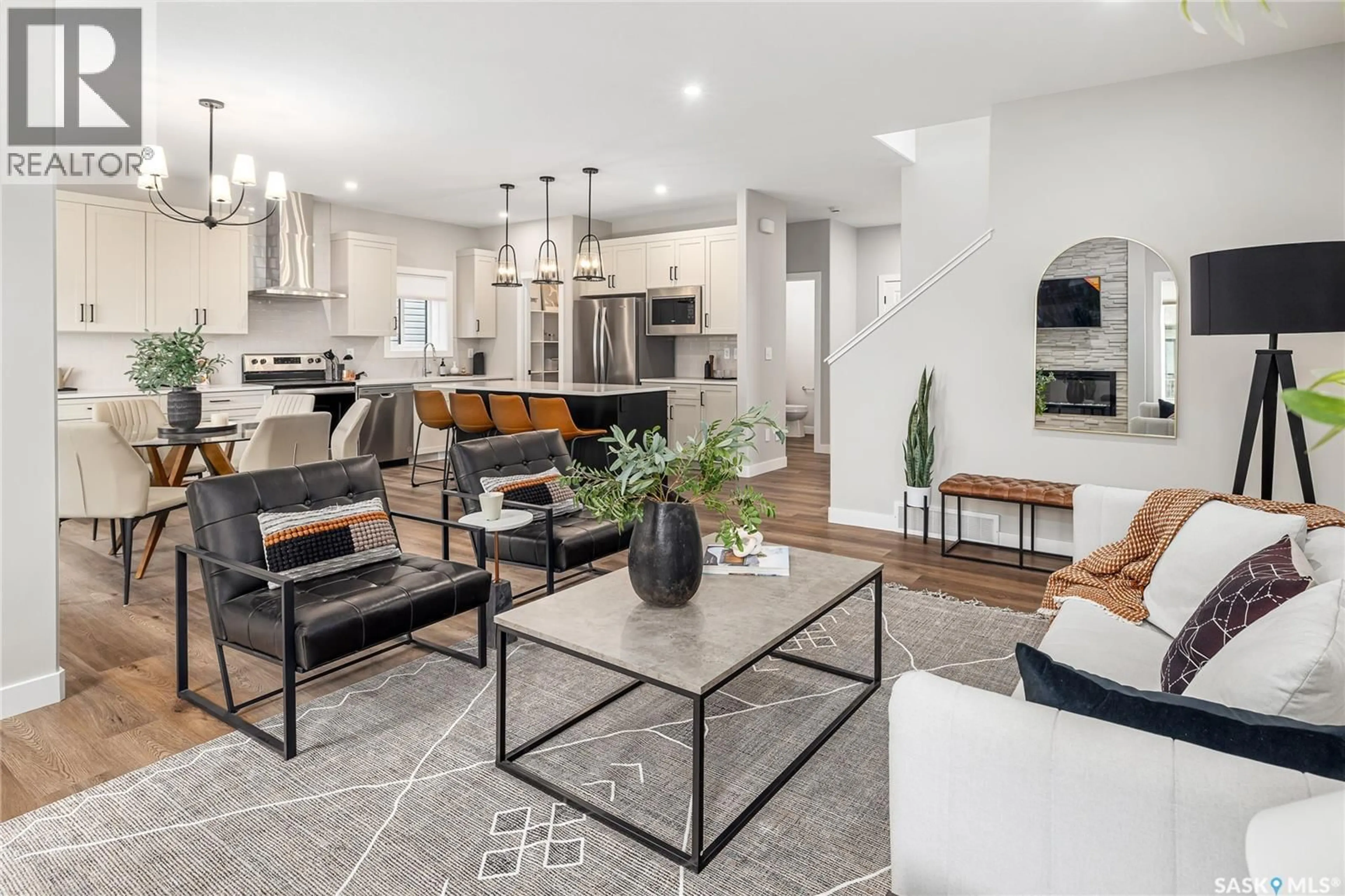 Living room with furniture, unknown for 6 VANCOUVER CRESCENT, Pilot Butte Saskatchewan S0G3Z0