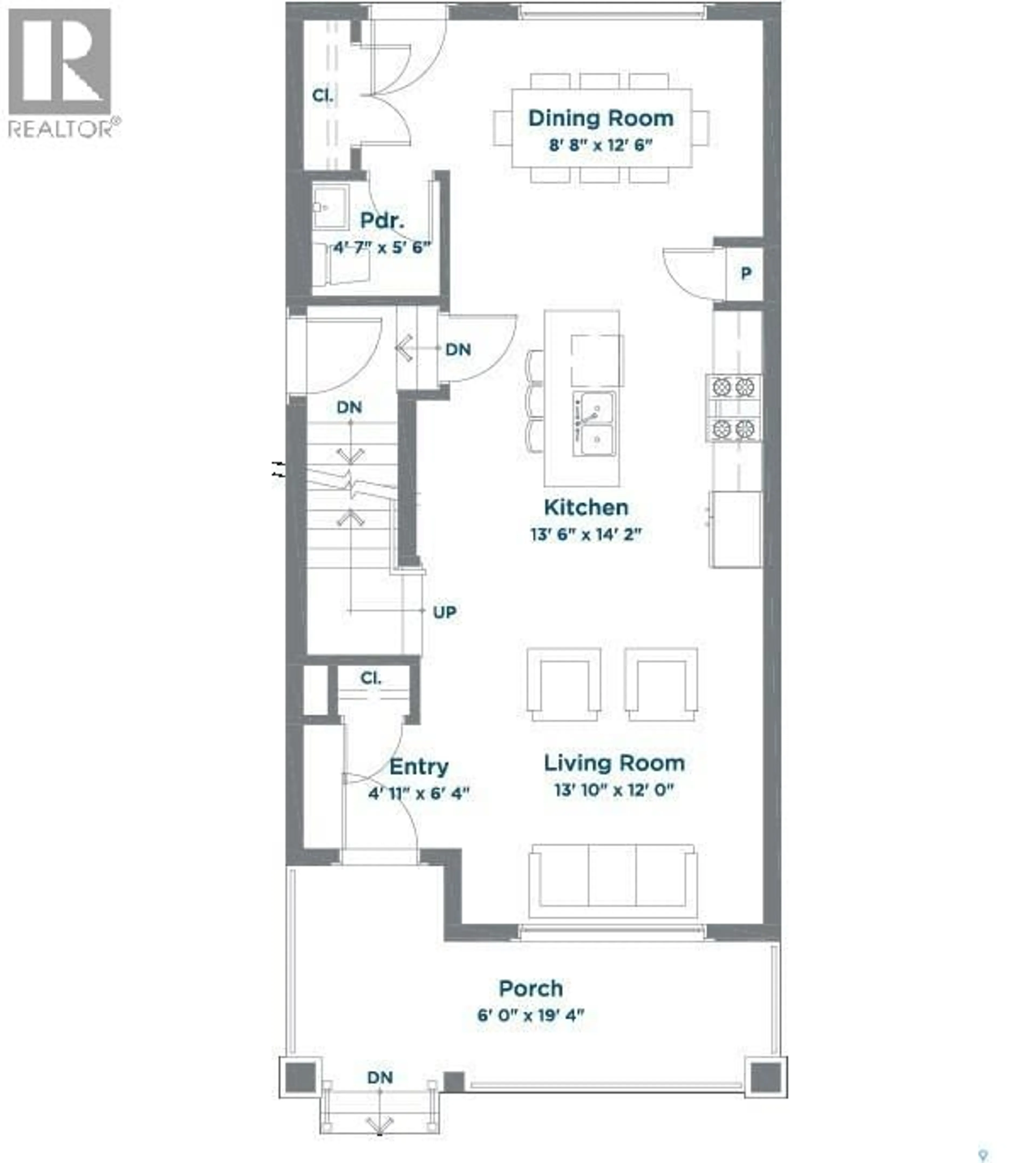 Floor plan for 447 EATON LANE, Saskatoon Saskatchewan S7V0H5