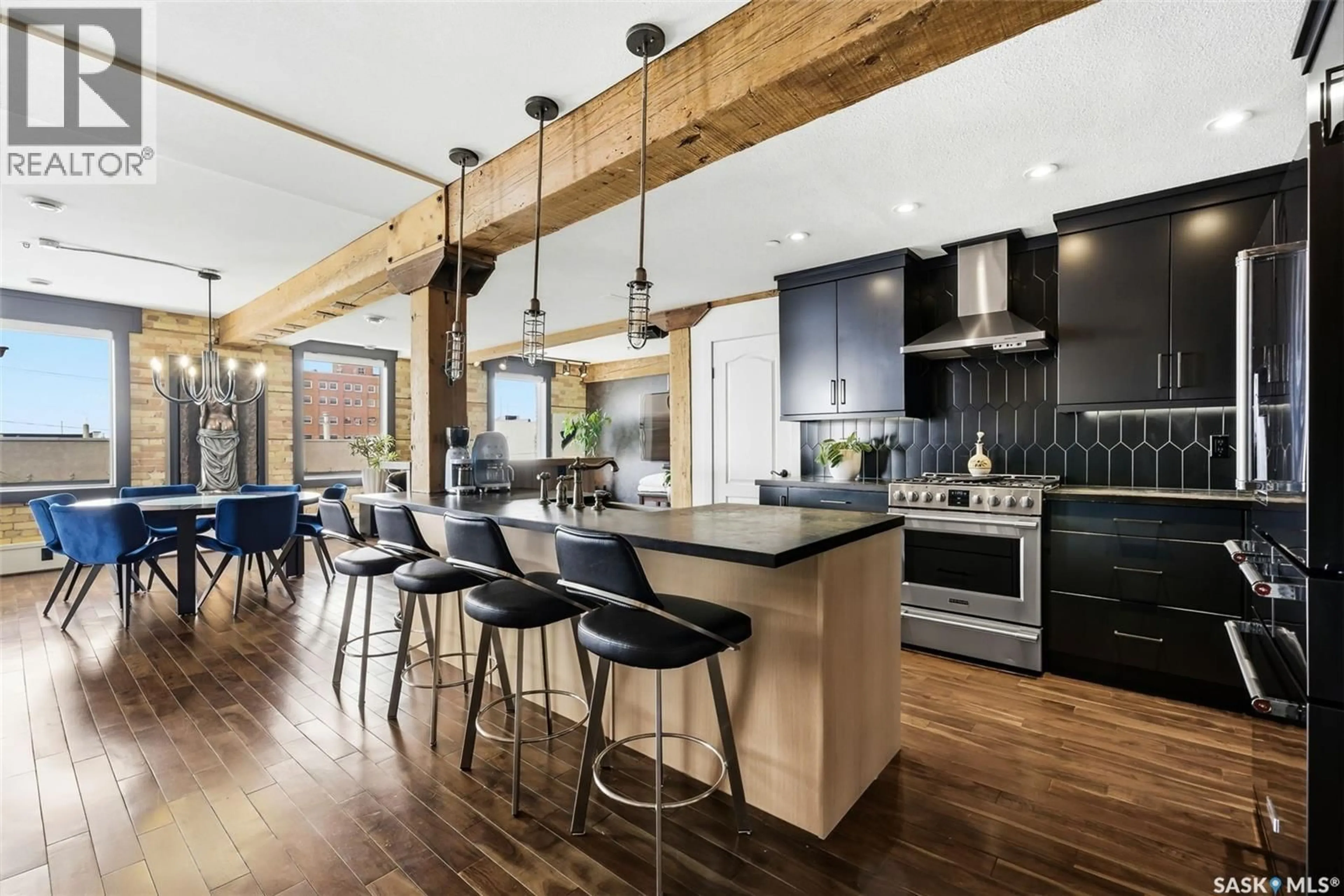 Open concept kitchen, unknown for 201 - 1304 HALIFAX STREET, Regina Saskatchewan S4R1V1