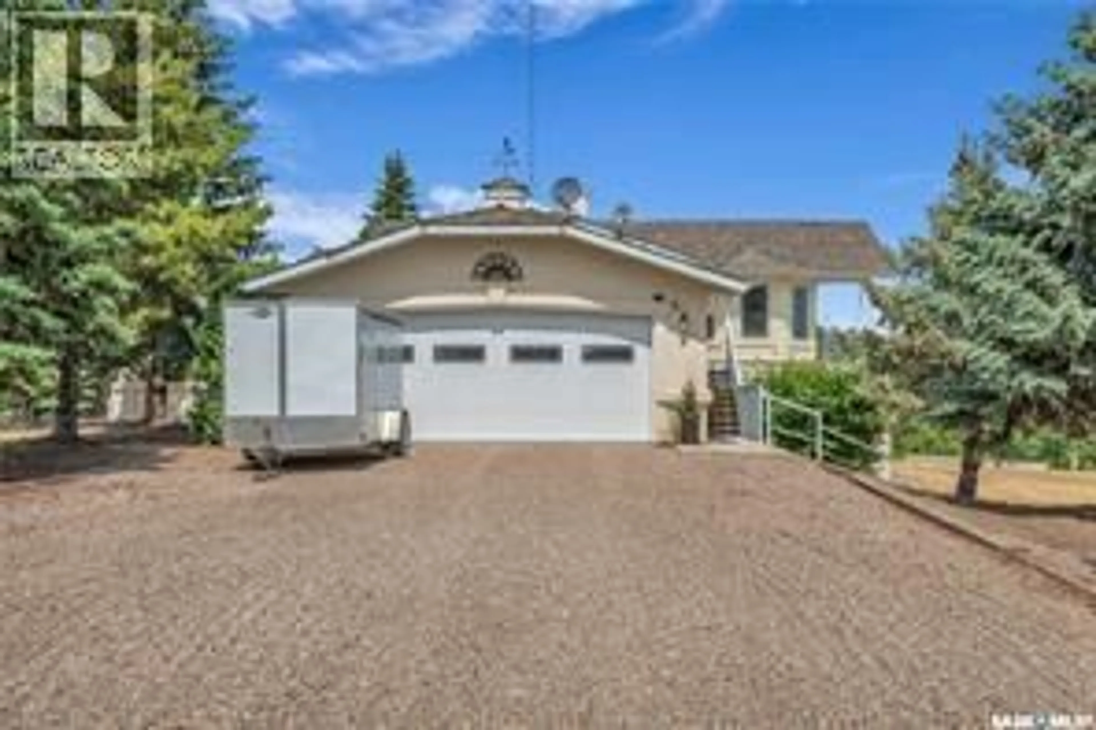Home with vinyl exterior material, street for ATCHEYNUM ACREAGE, Battle River Rm No. 438 Saskatchewan S0M0E0