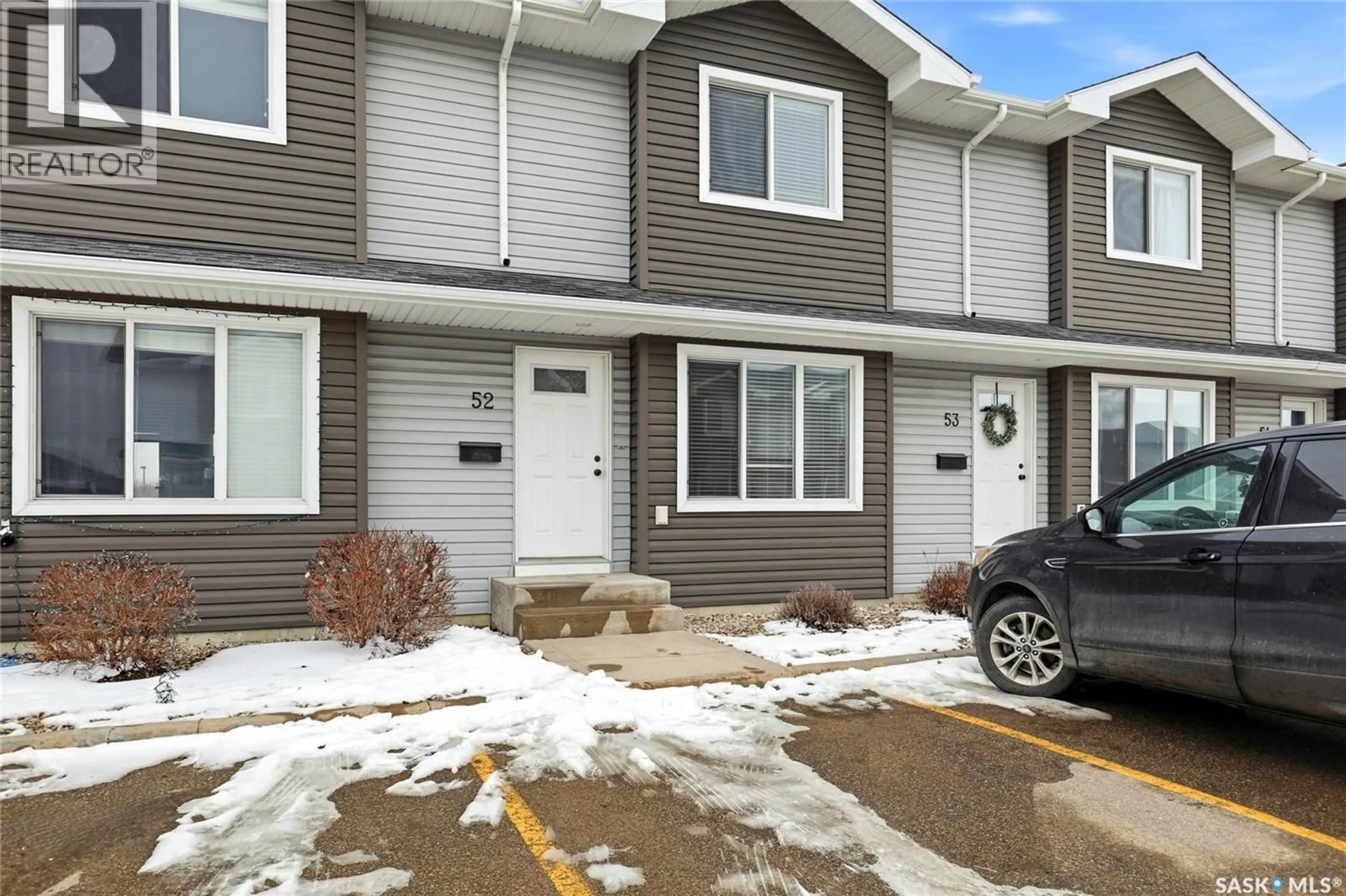Home with vinyl exterior material, street for 52 - 4850 HARBOUR LANDING DRIVE, Regina Saskatchewan S4W0K9