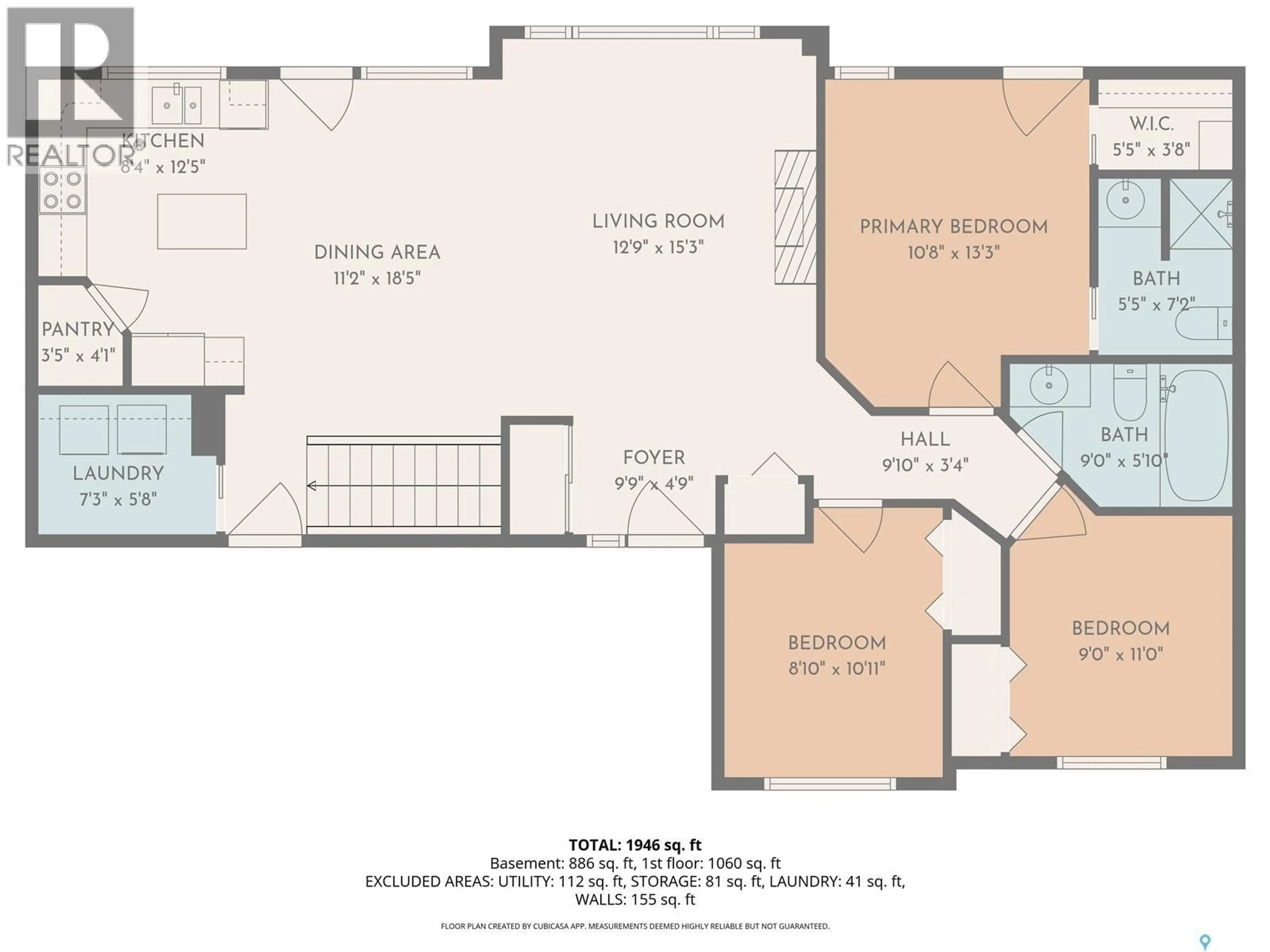 Floor plan for 116 BUTLER DRIVE, Regina Beach Saskatchewan S0G4C0