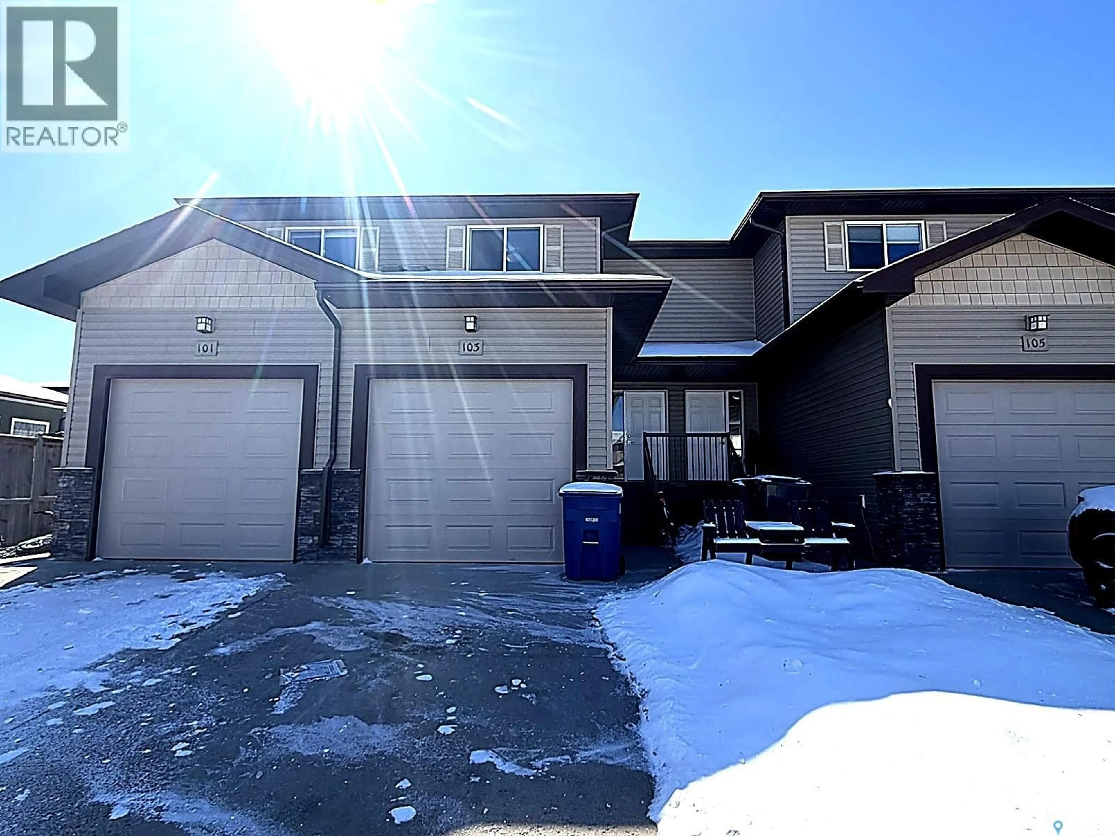 A pic from outside/outdoor area/front of a property/back of a property/a pic from drone, street for 103 PLAINS CIRCLE, Pilot Butte Saskatchewan S0G3Z0