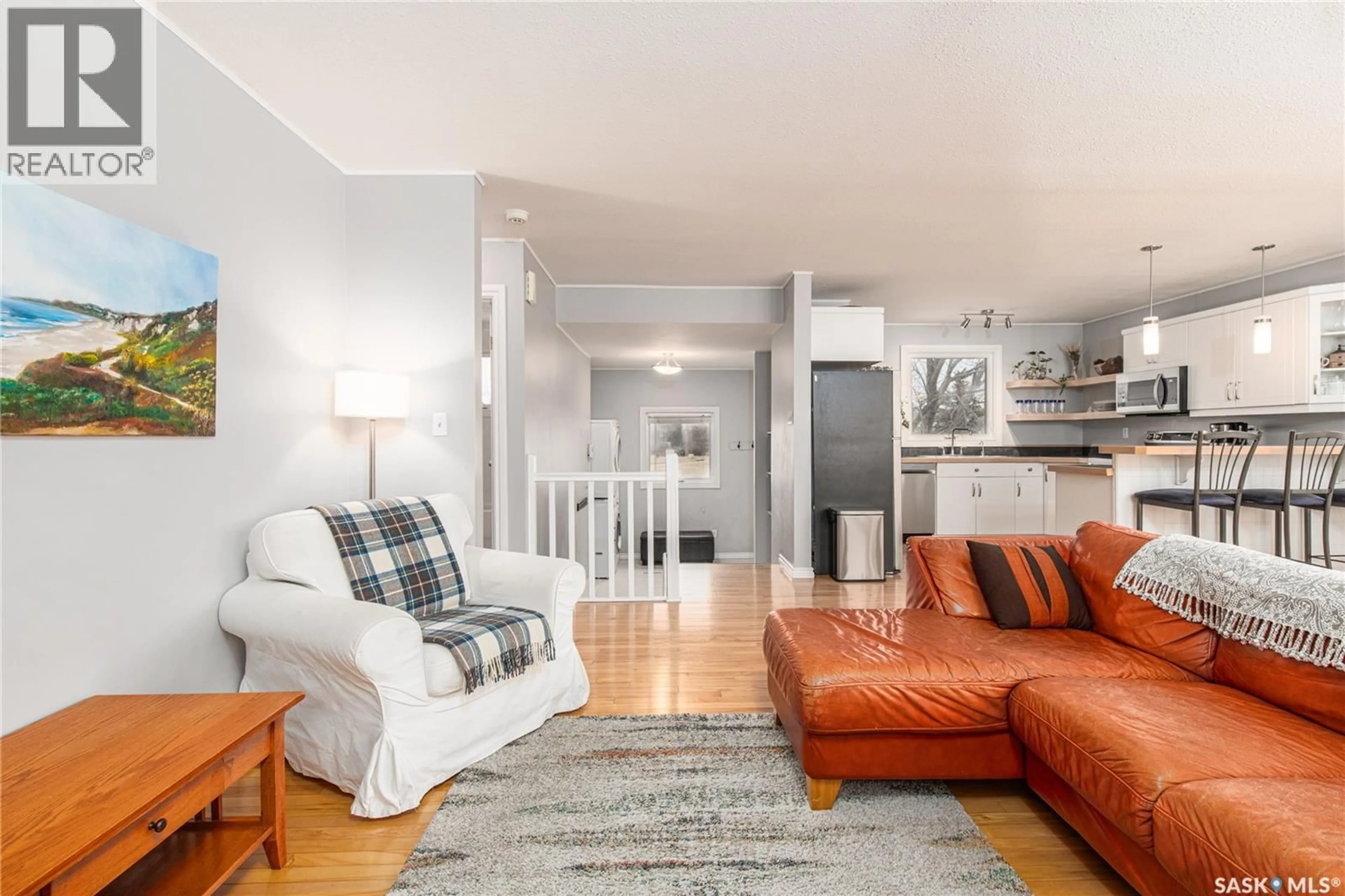 Living room with furniture, unknown for 219 CEDAR CRESCENT, Caronport Saskatchewan S0H0S0