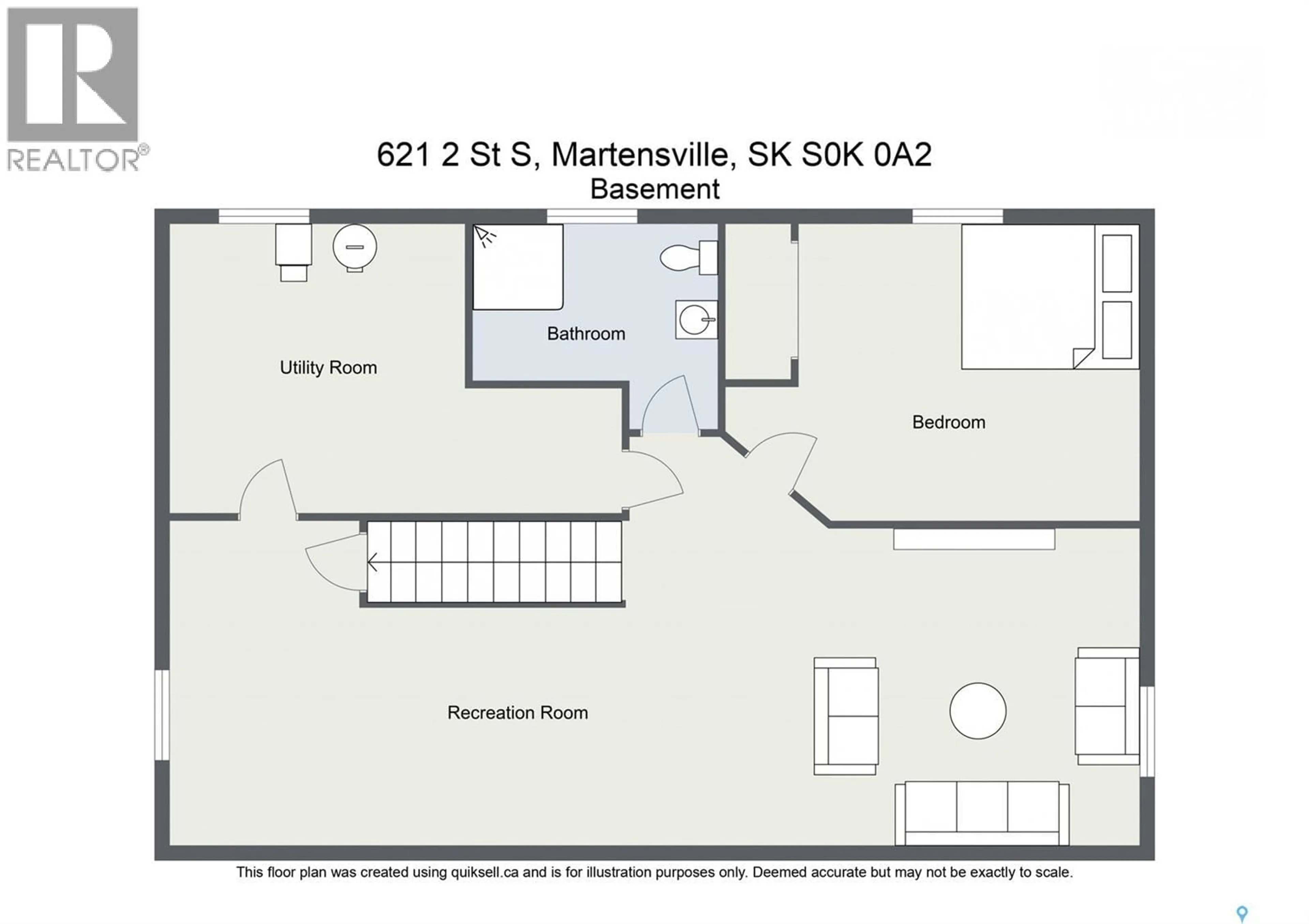 Floor plan for 621 2ND STREET, Martensville Saskatchewan S0K2T0