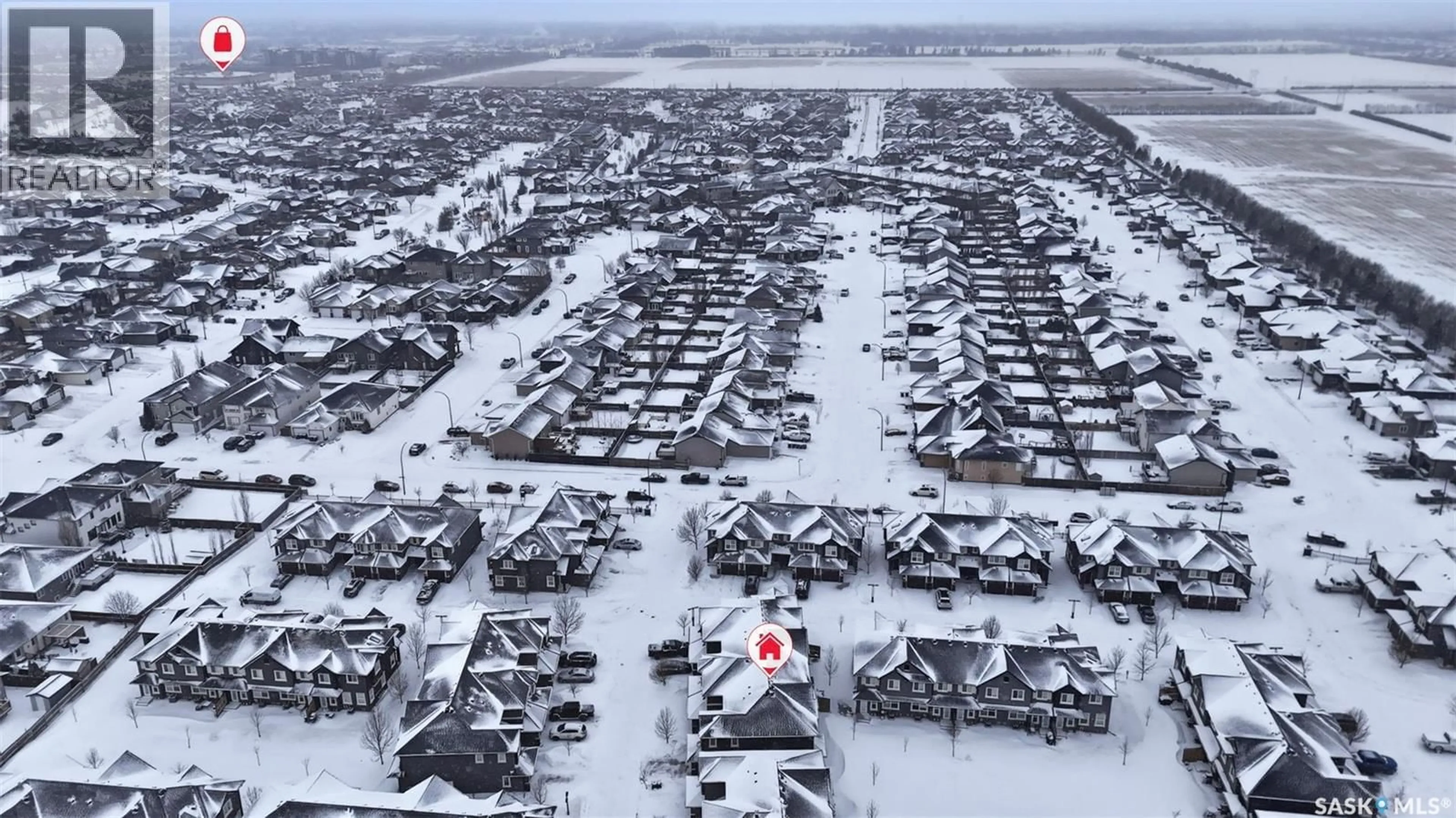 A pic from outside/outdoor area/front of a property/back of a property/a pic from drone, street for 405 - 1303 PATON CRESCENT, Saskatoon Saskatchewan S7W0P6