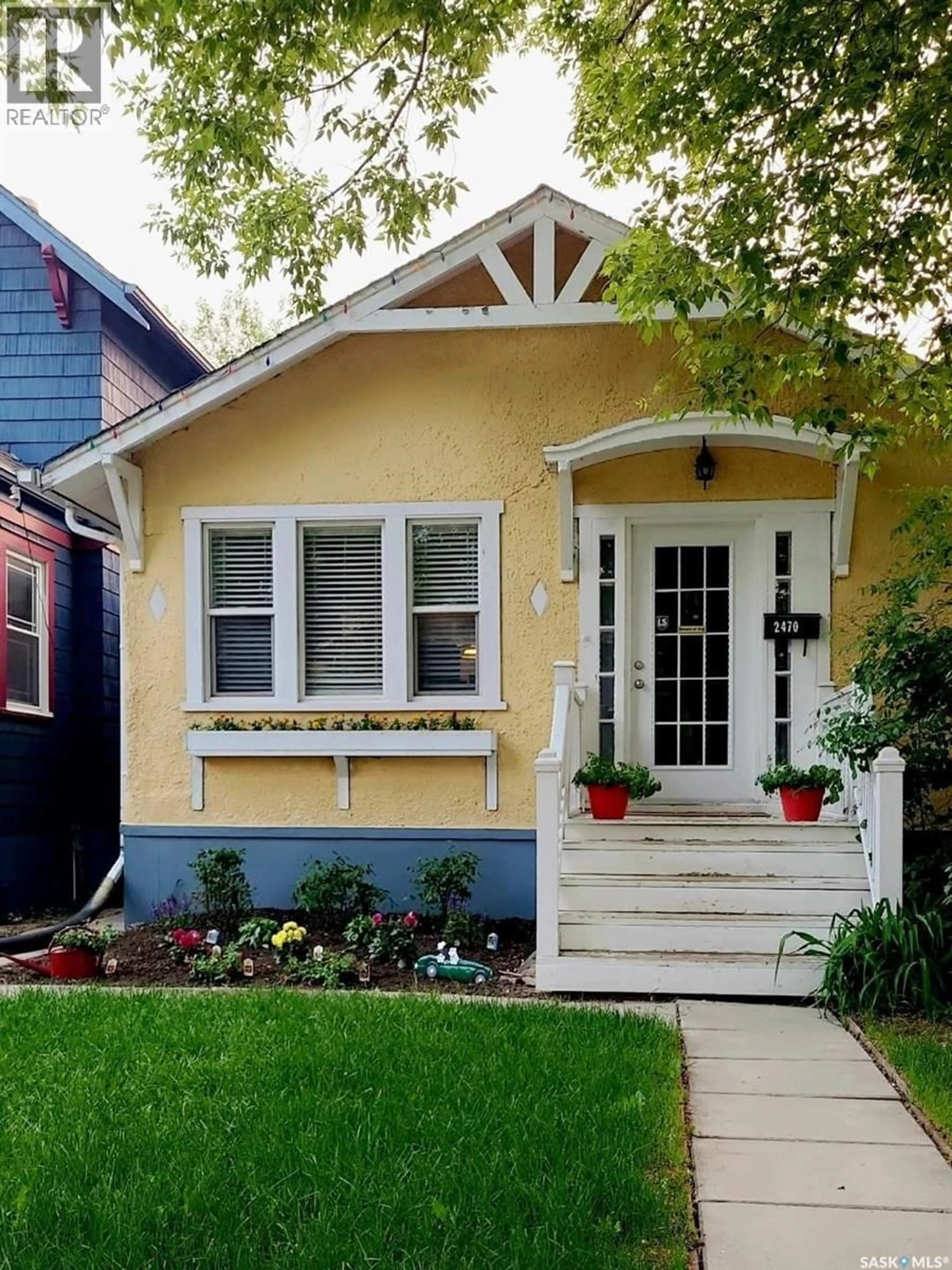 Home with vinyl exterior material, street for 2470 WALLACE STREET, Regina Saskatchewan S4N4B3
