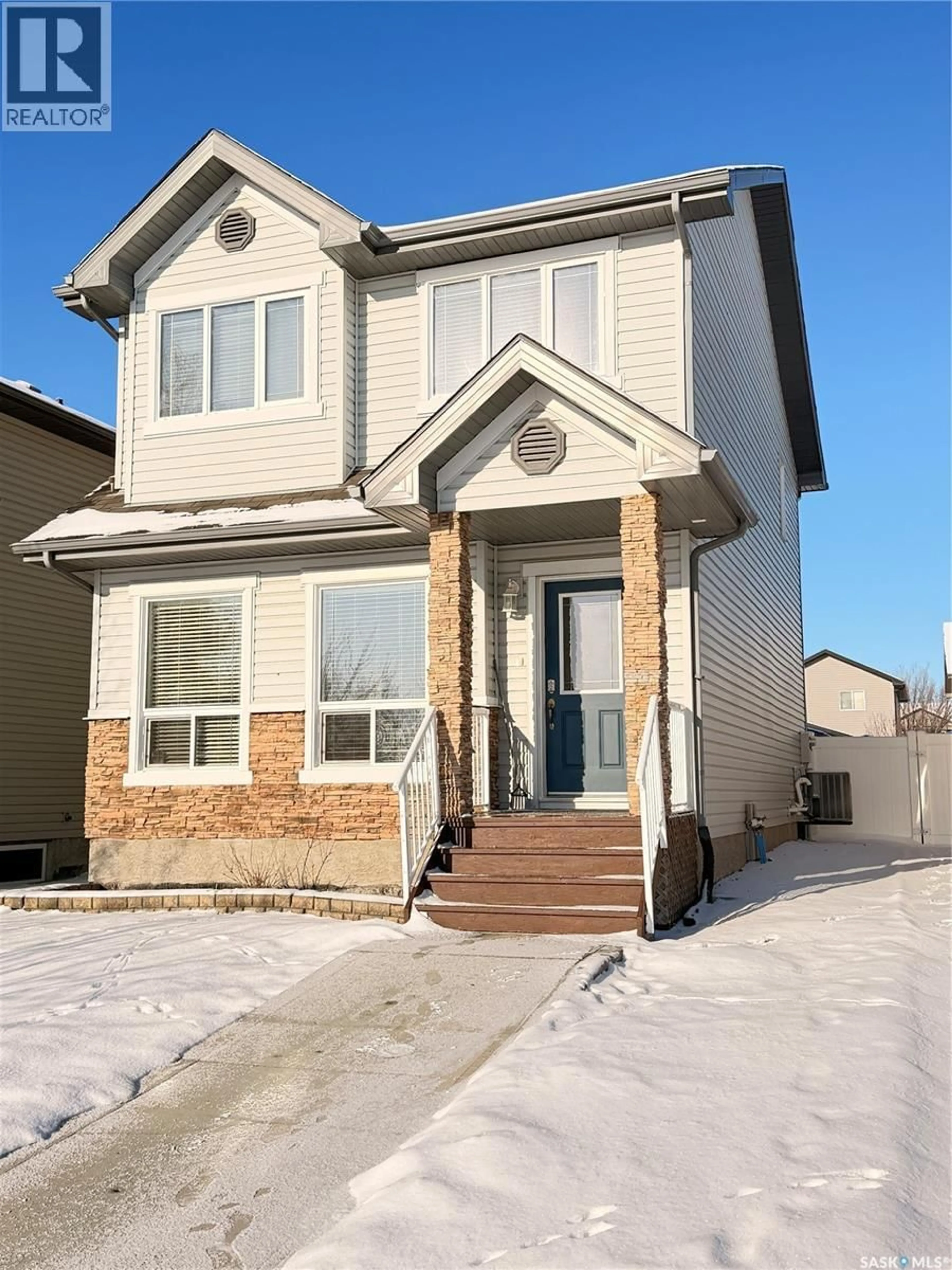Home with vinyl exterior material, street for 3371 GREEN BANK ROAD, Regina Saskatchewan S4V1P2