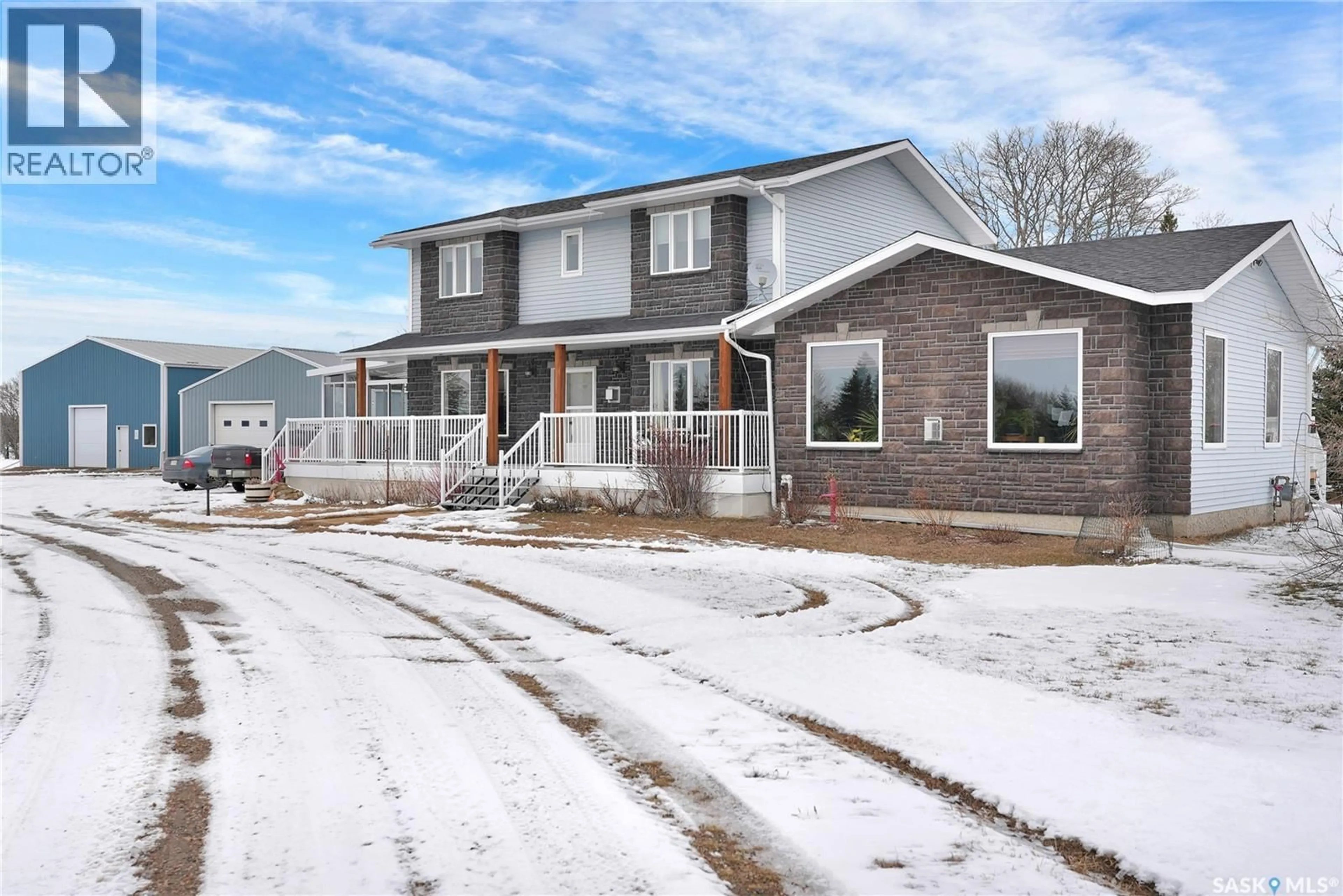 Home with brick exterior material, street for ZEHNER FRISCHHOLZ ACREAGE, Edenwold Rm No.158 Saskatchewan S0G5K0
