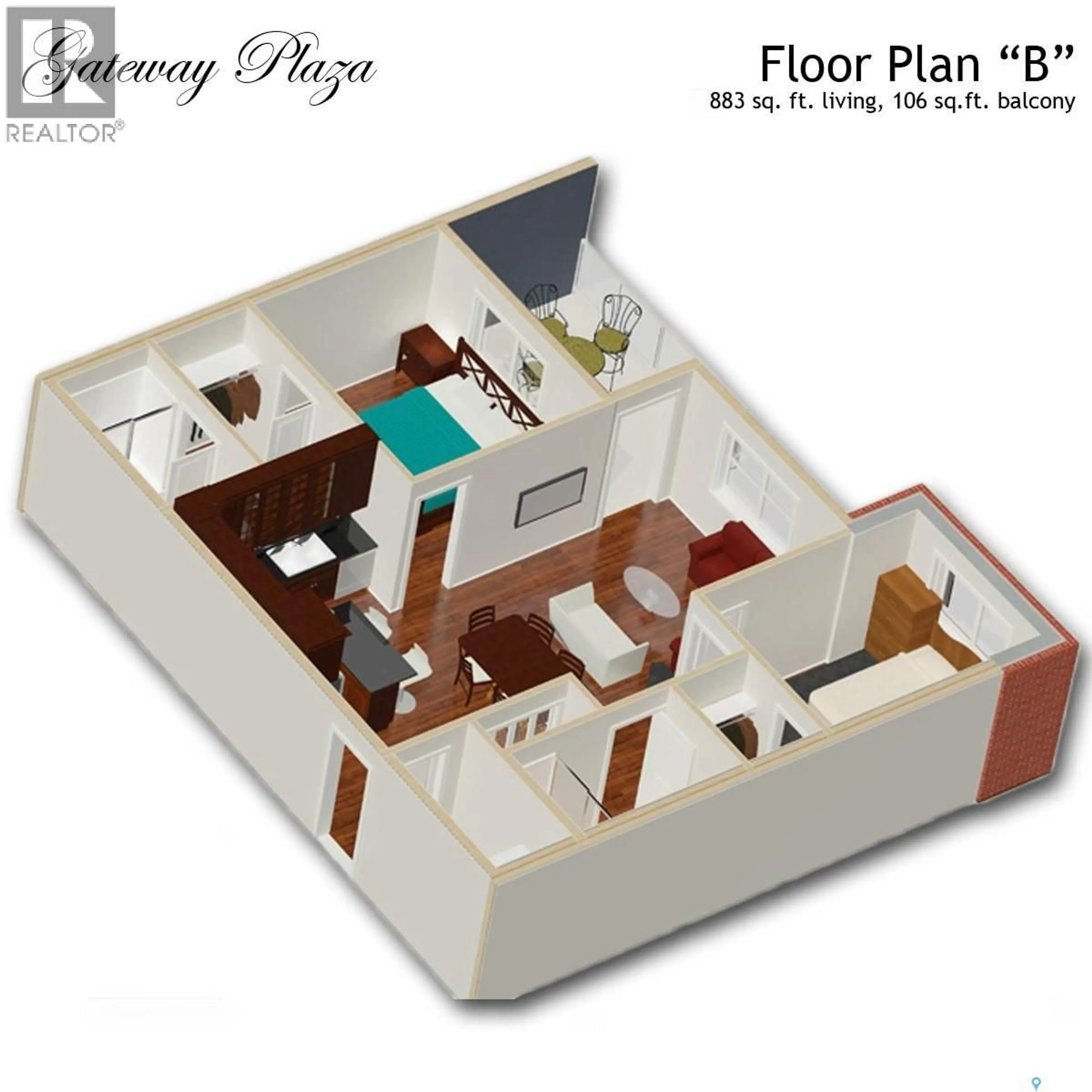 Floor plan for 309 412 WILLOWGROVE SQUARE, Saskatoon Saskatchewan S7W0E5